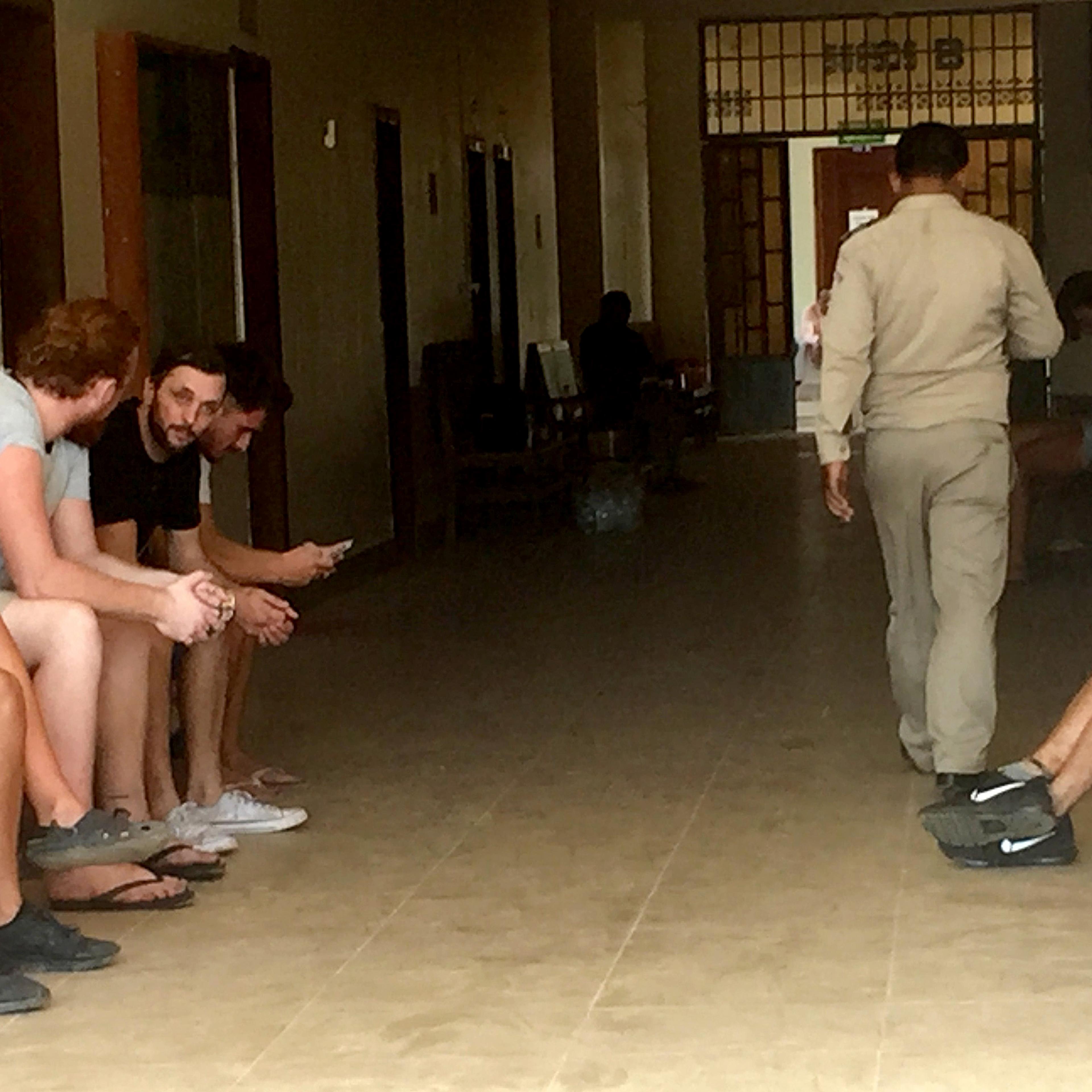 CAMBODIA-BRITAIN-TOURISM-ARREST