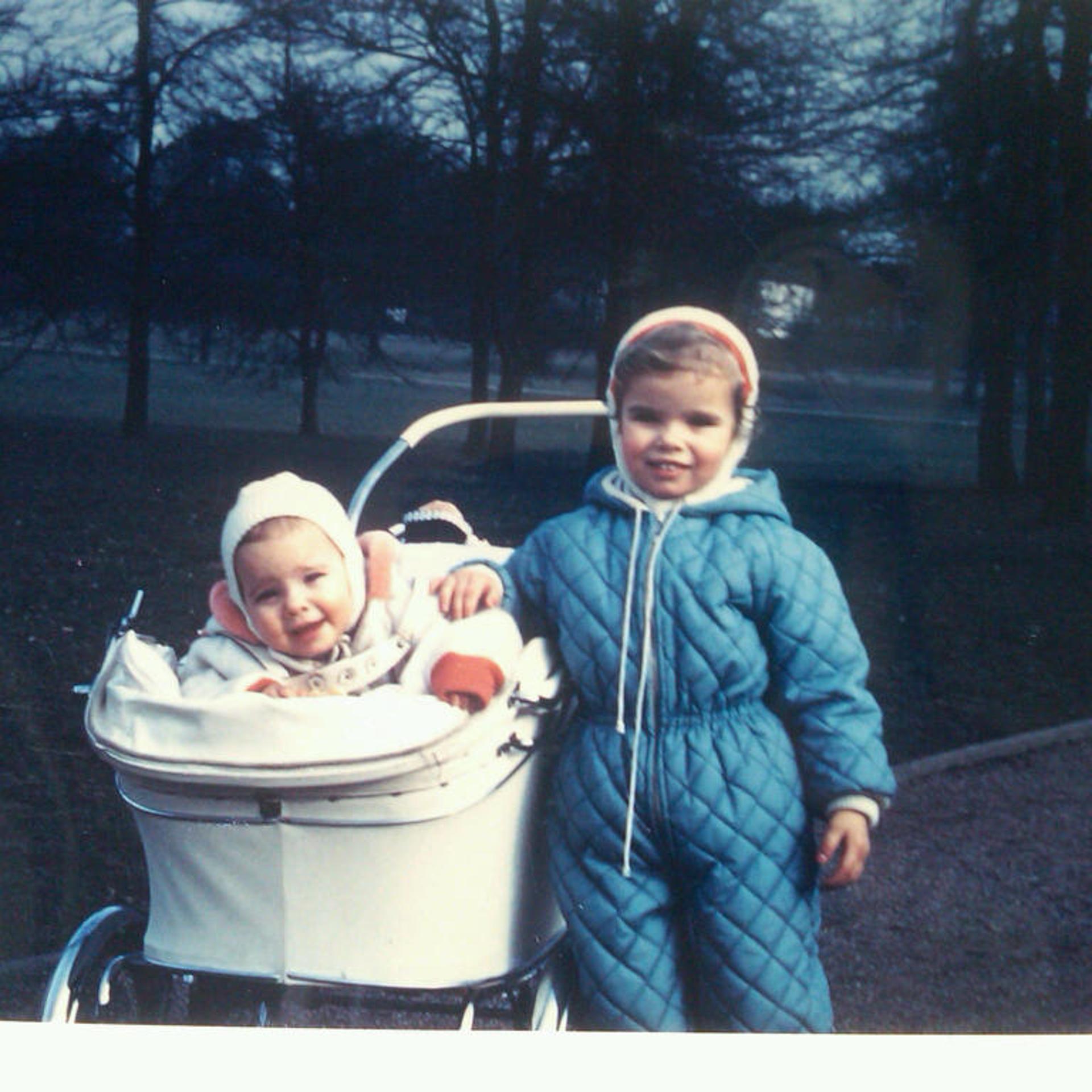 Denise Brown, right, and her sister Nicole.