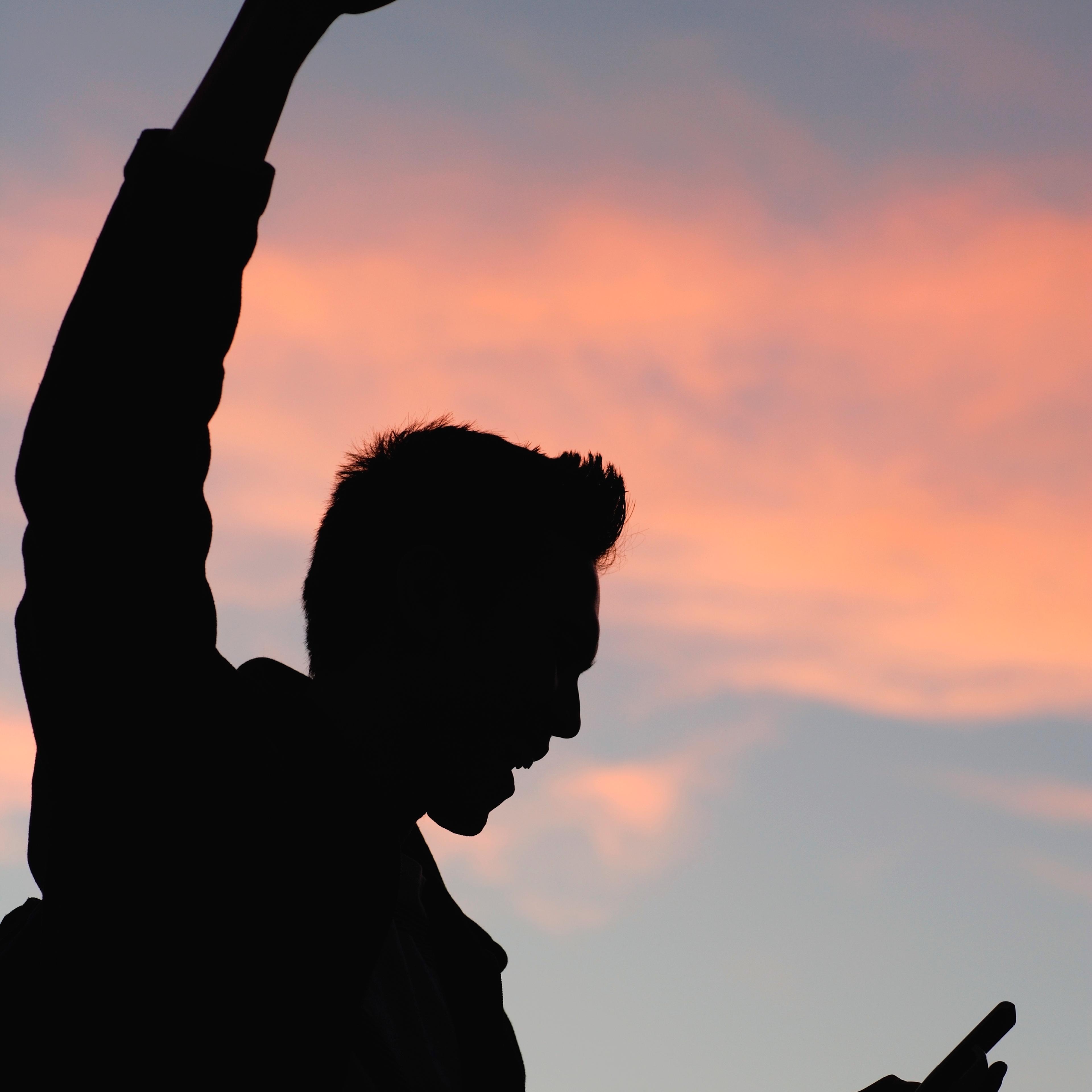 Man with phone