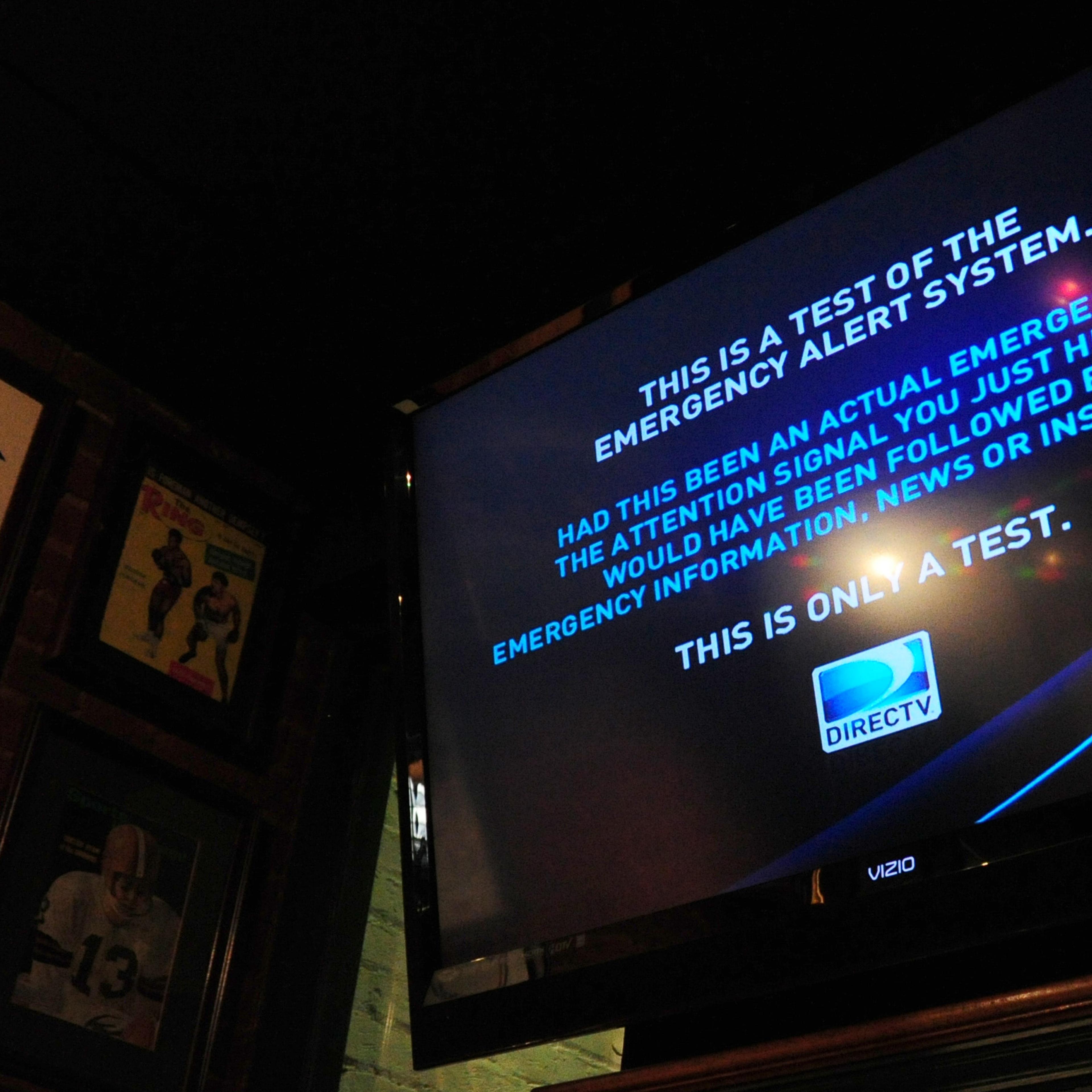 A TV monitor showing the new Emergency A