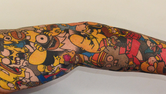 Lee Weir's Homer sleeve