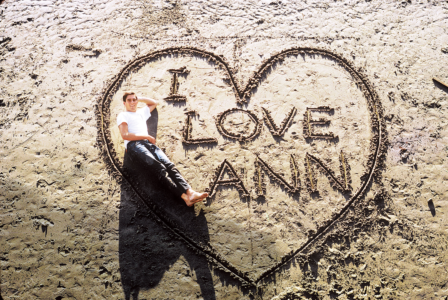 Romney in France circa 1968.  He made a series of photographs for Ann with the help of his friends while serving as a Mormon missionary in France. 