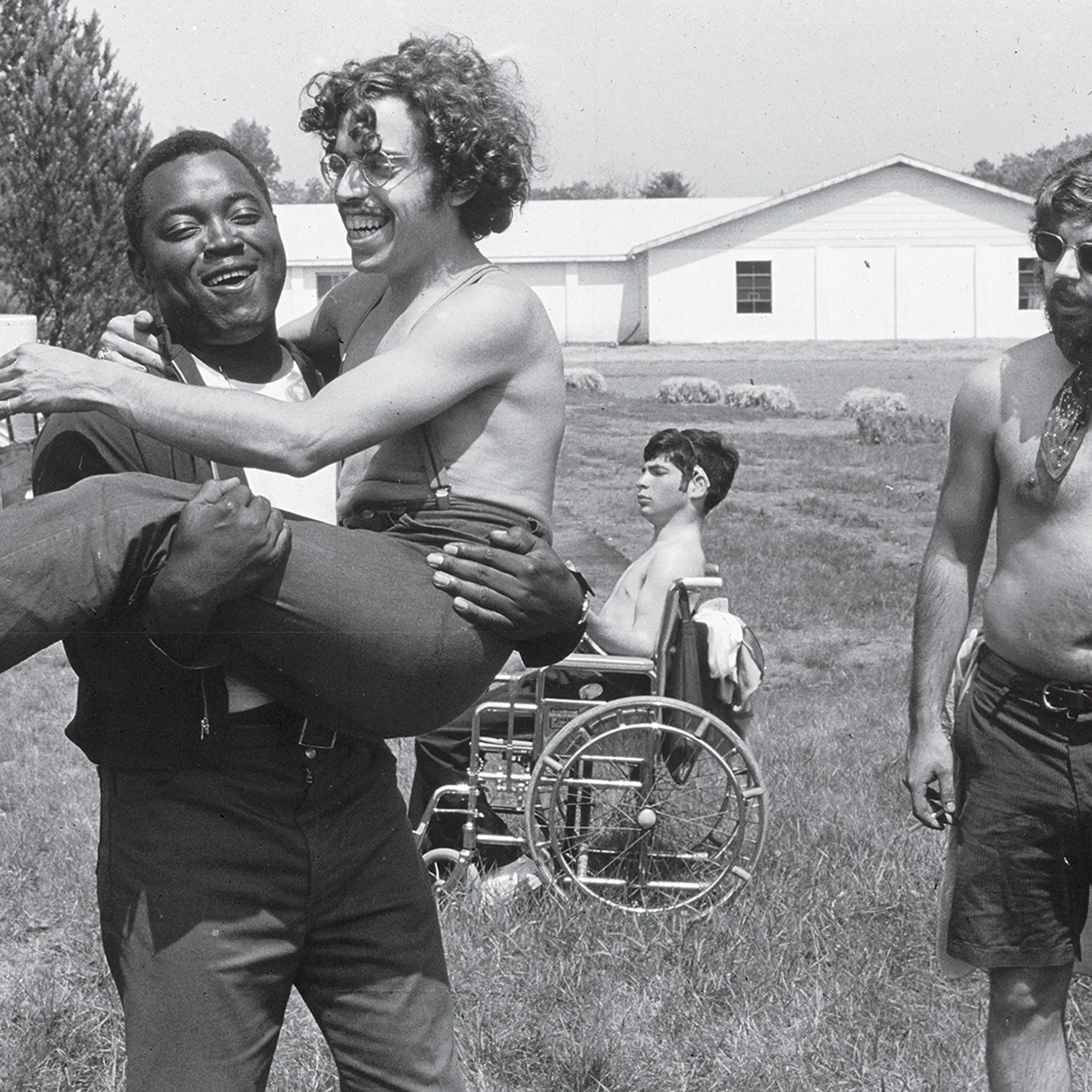 A scene from Camp Jened, where the staffers were often indistinguishable
from the campers