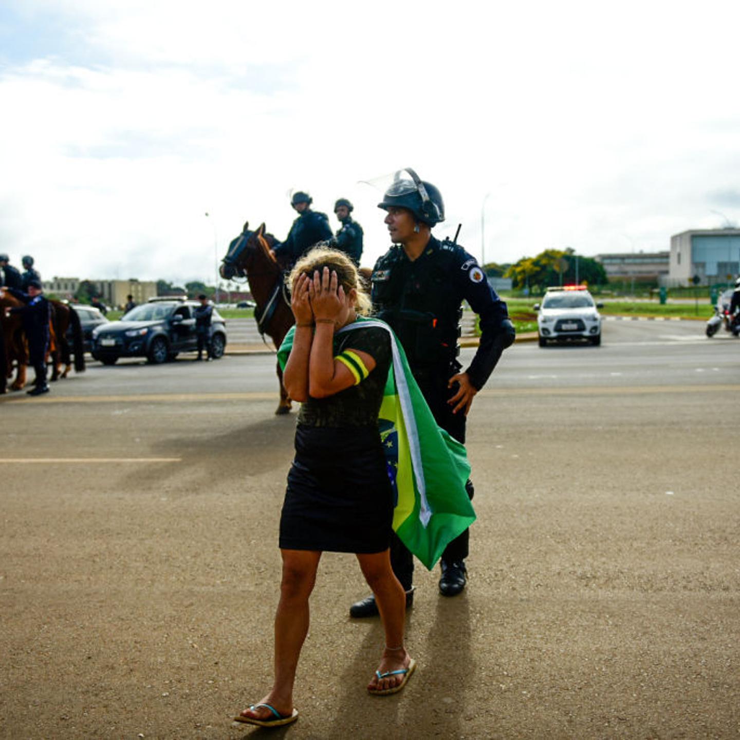 After the riots at the Brazilian convention center