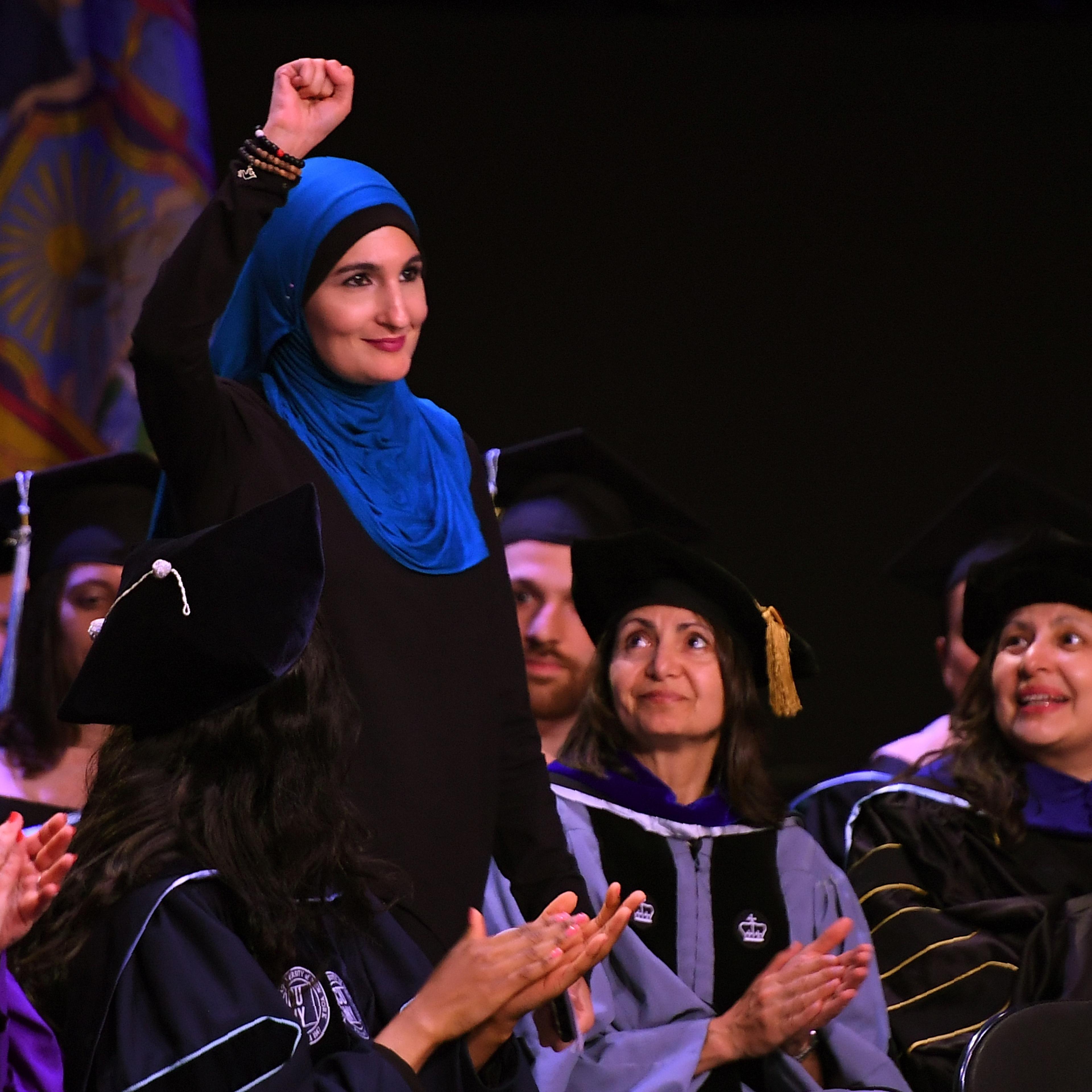US-CUNY-GRADUATE-SCHOOL-LINDA-SARSOUR-politics