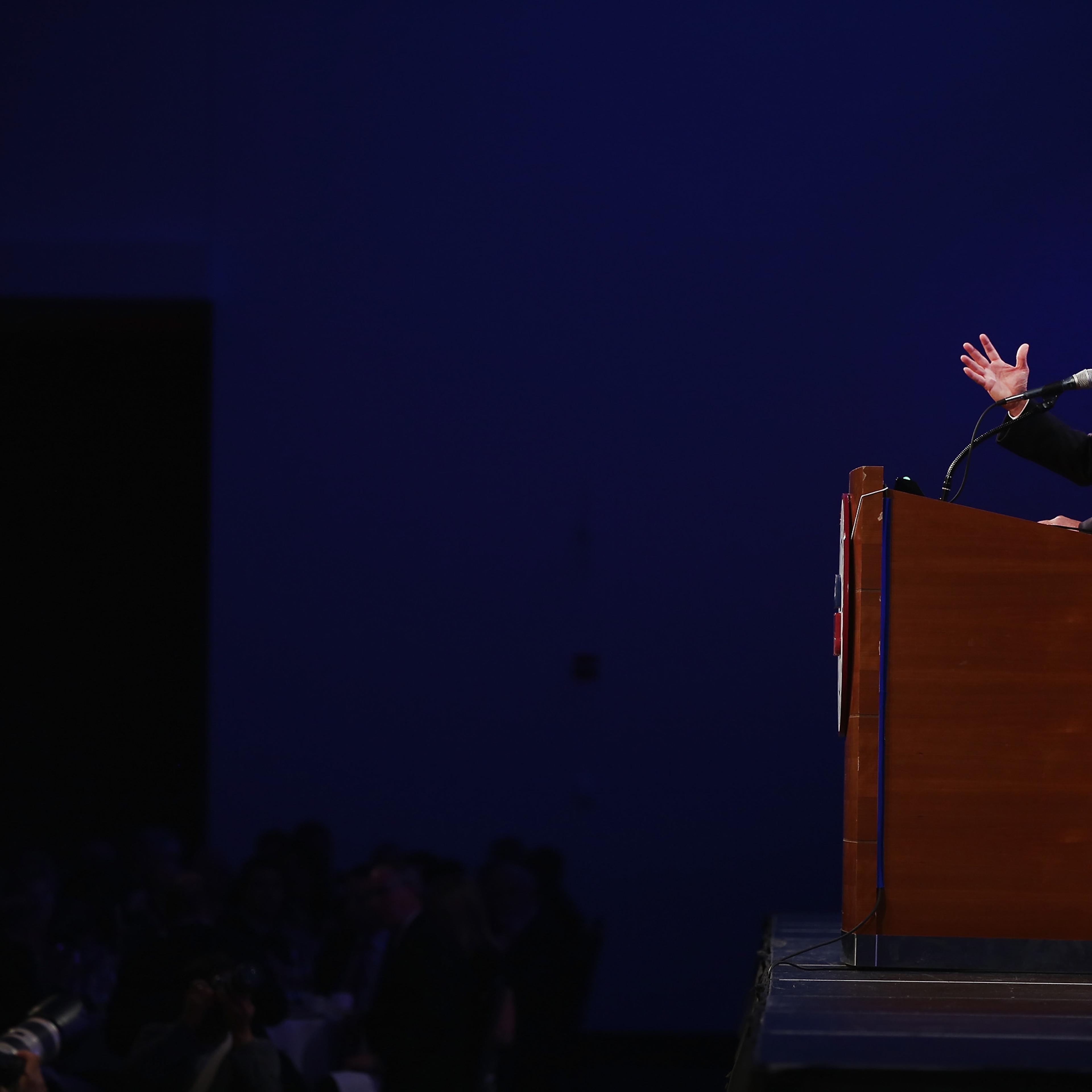 Former Pennsylvania Senator Rick Santorum speaks to guests gathered for the Republican Party of Iowa's Lincoln Dinner at the Iowa Events Center on May 16, 2015 in Des Moines, Iowa.