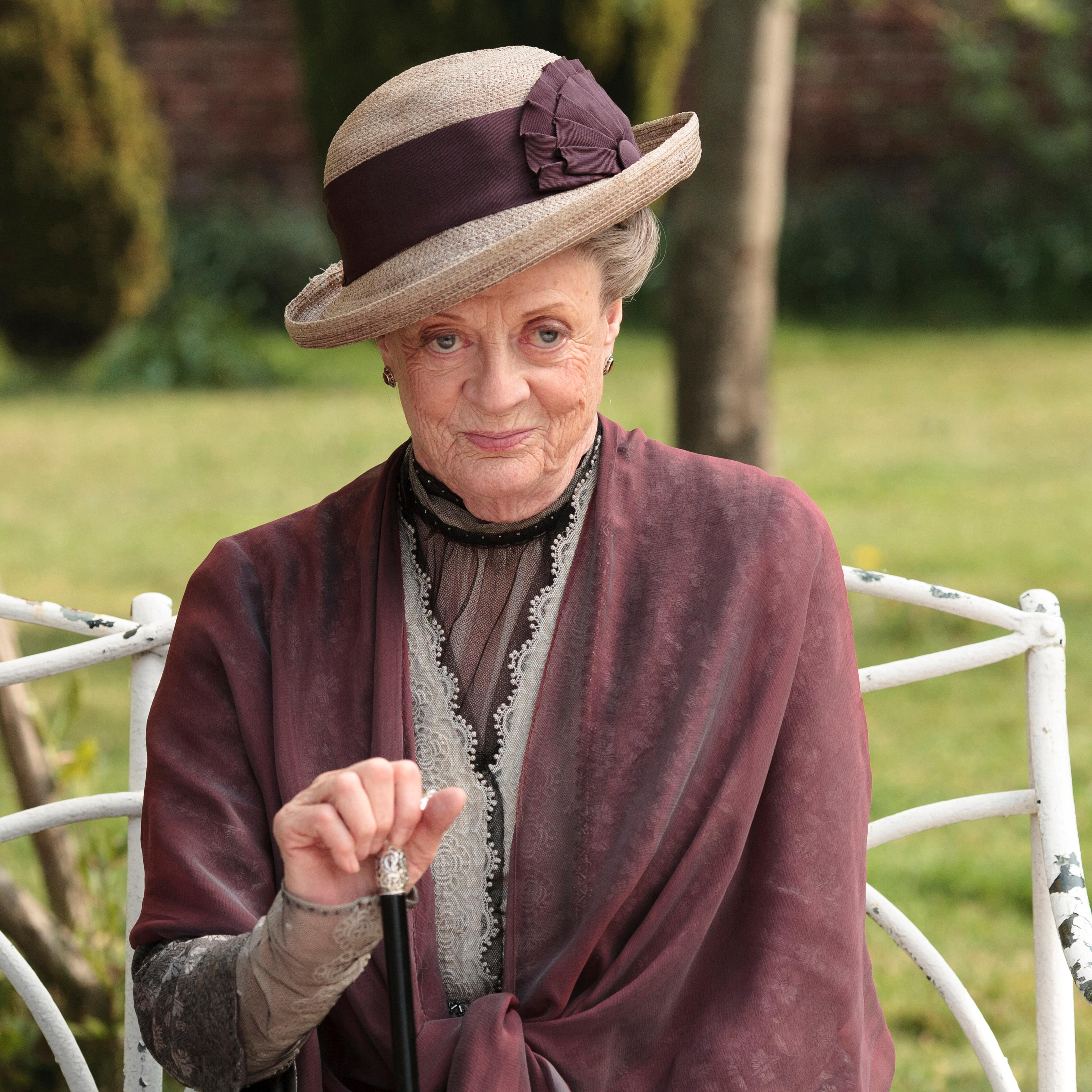 Maggie Smith as the Dowager Countess Grantham in "Downton Abbey."