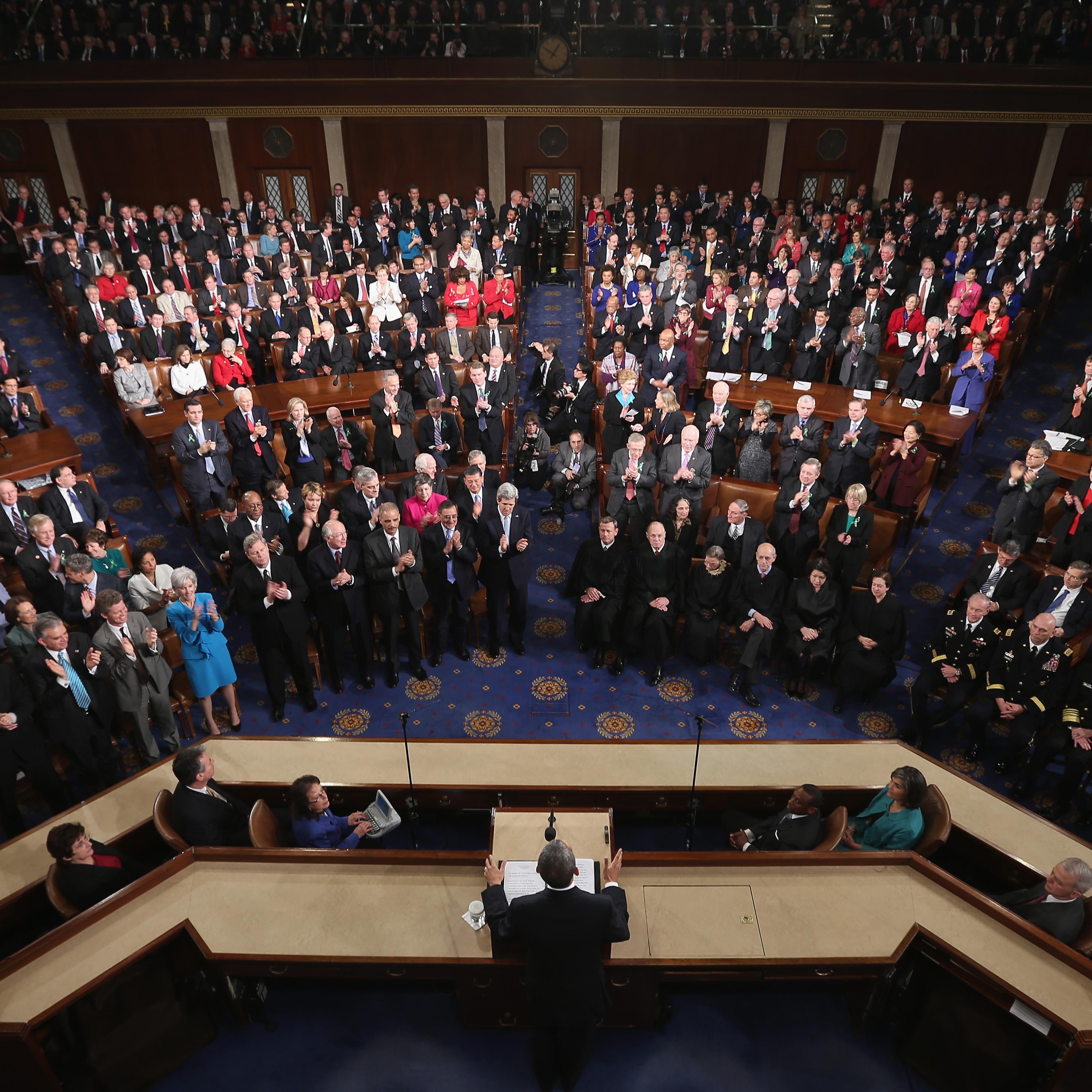 President Obama Delivers State Of The Union Address
