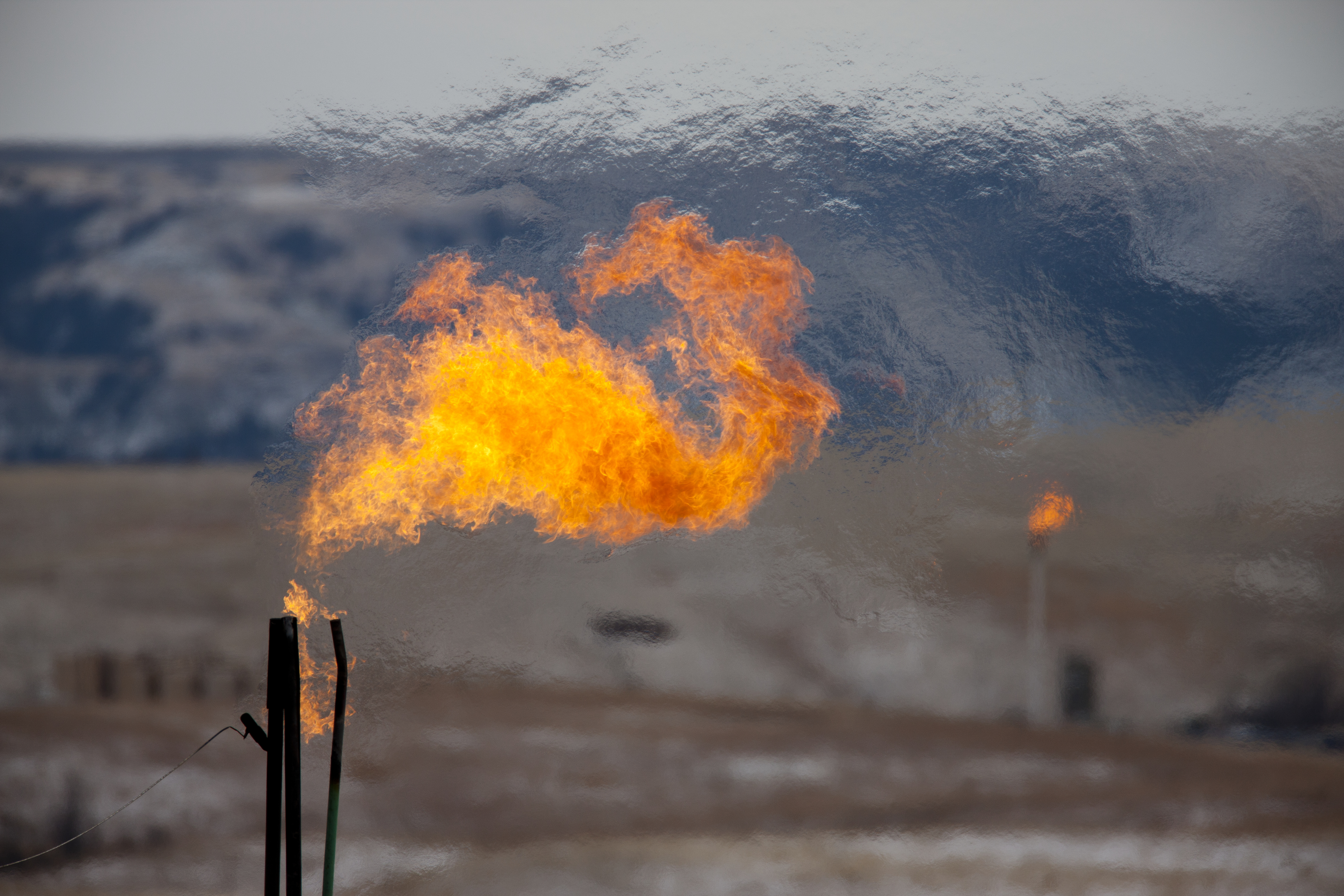 fracking human health flares