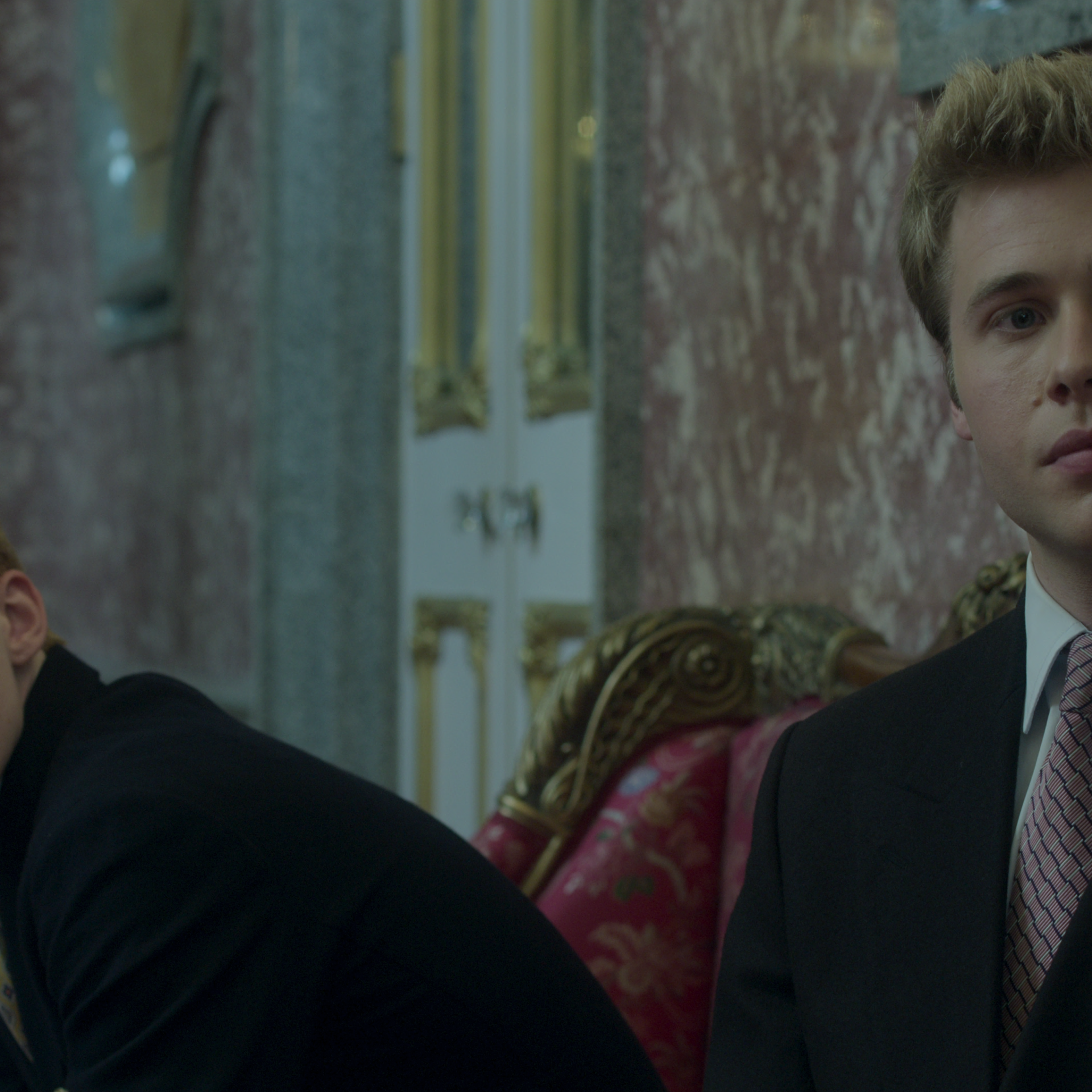 Luther Ford and Ed McVey as Prince Harry and Prince William