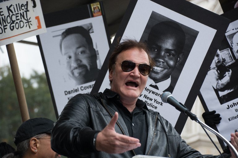 Quentin-Tarantin-New-York-Police-Brutality-Protest