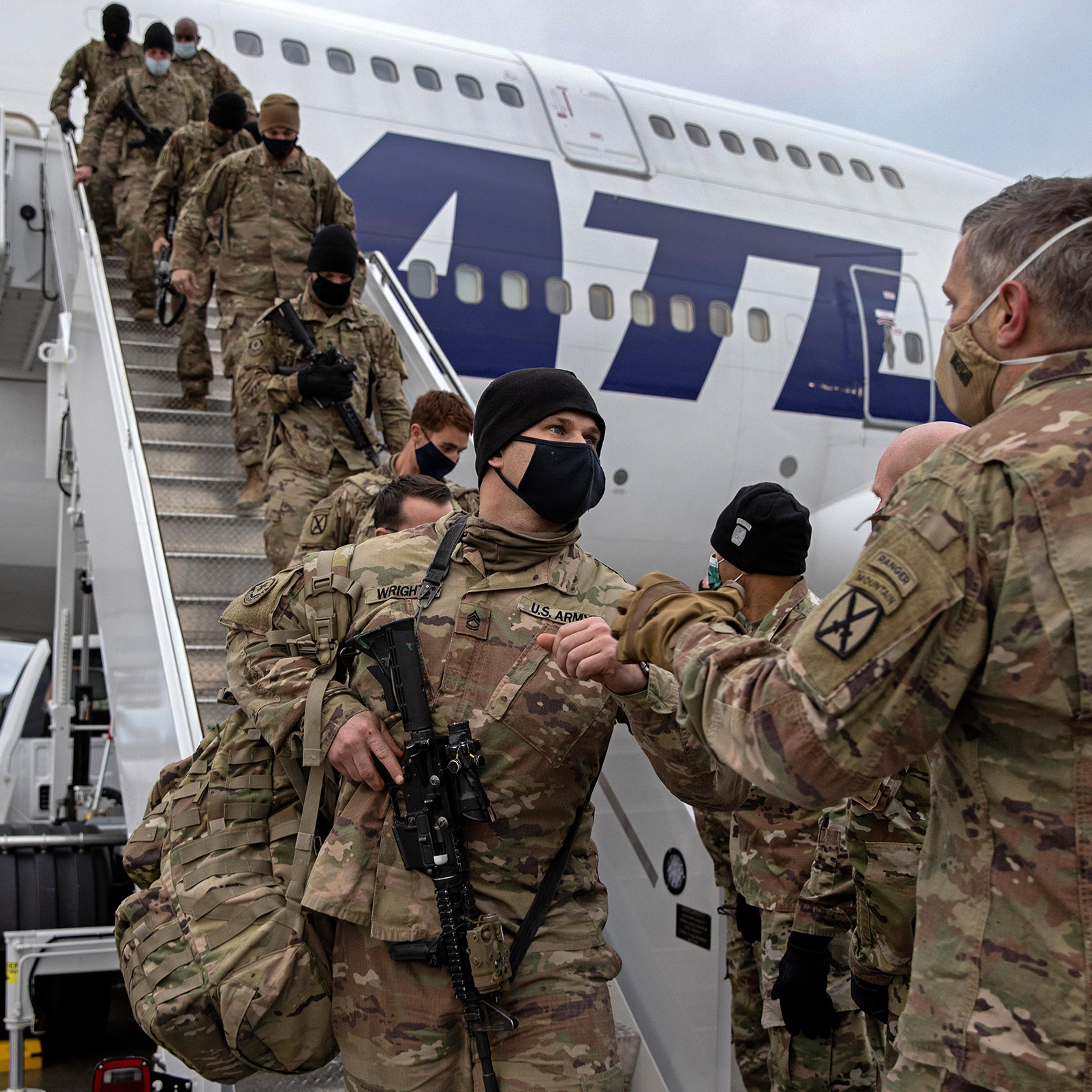 10th Mountain Troops Return To Fort Drum As Part Of US Drawdown From Afghanistan
