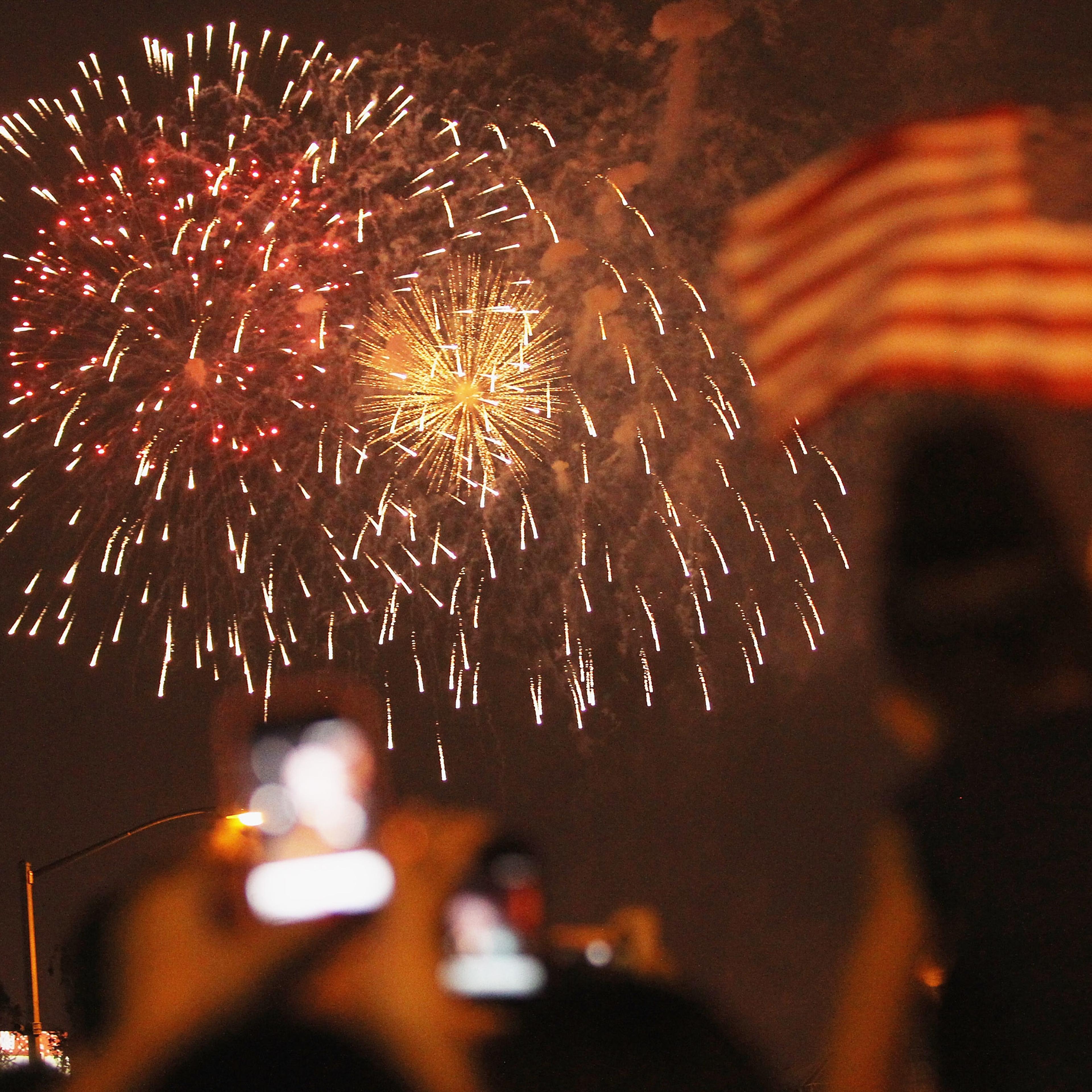 Fireworks Light Up Skies Over NYC On Fourth Of July