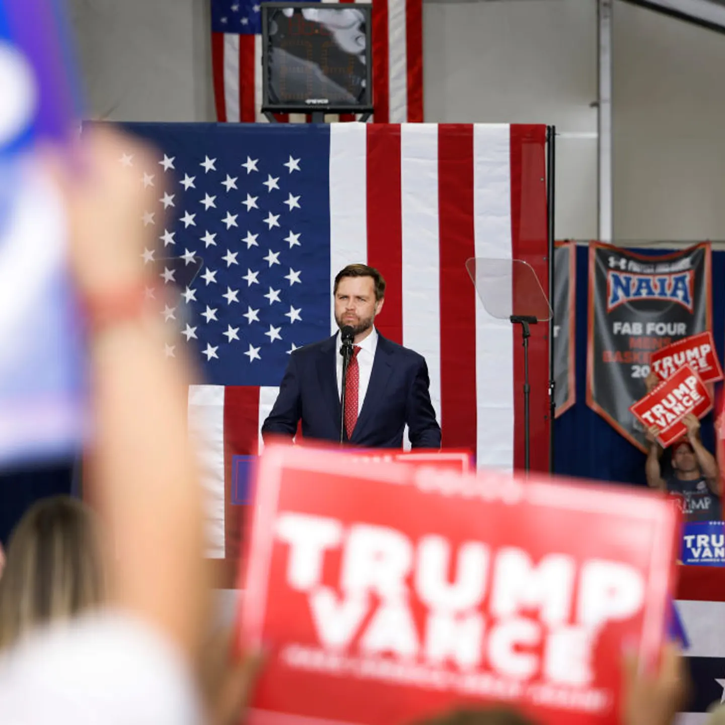 Republican Vice Presidential Candidate JD Vance Holds Rally In Glendale, Arizona