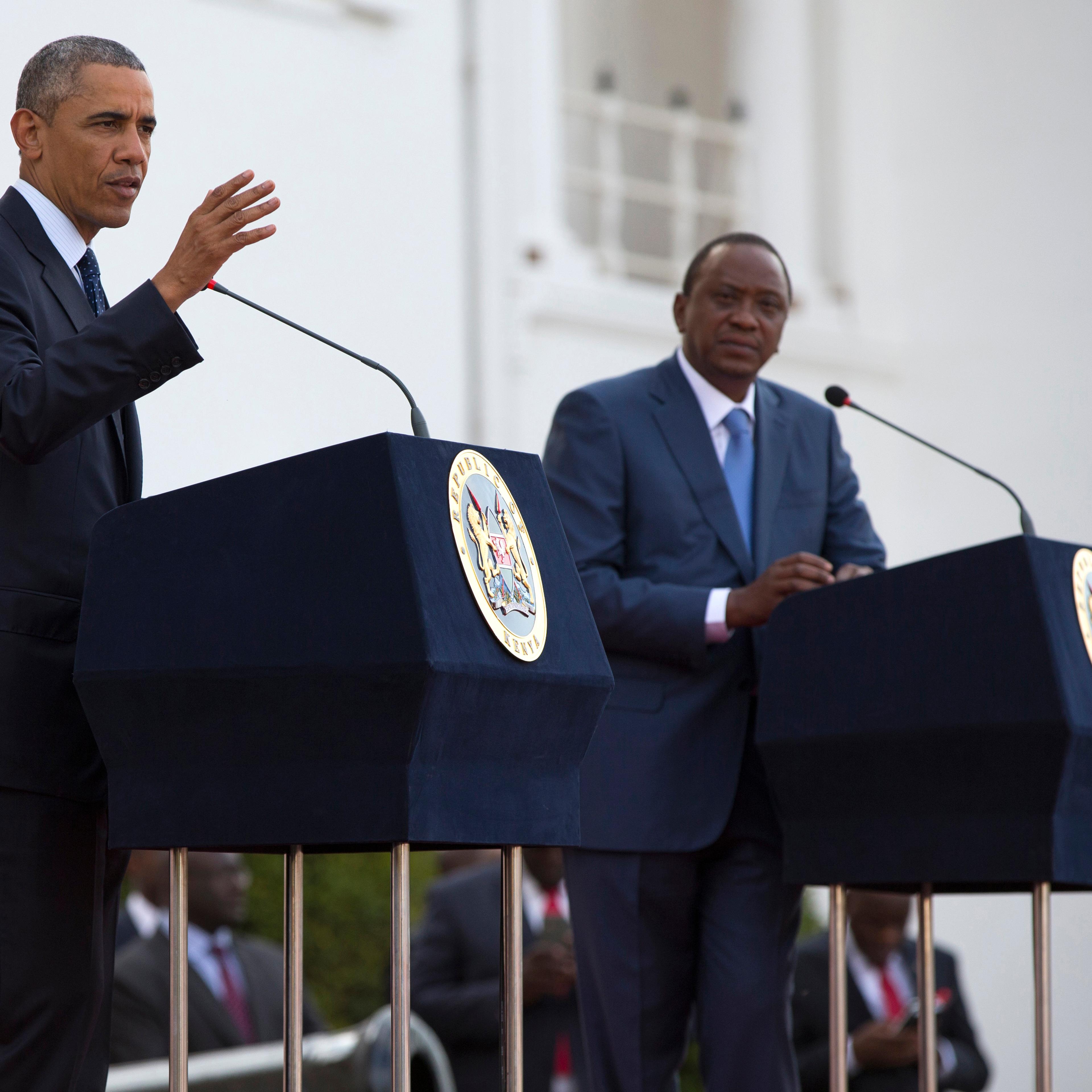 Barack Obama Uhuru Kenyatta kenya