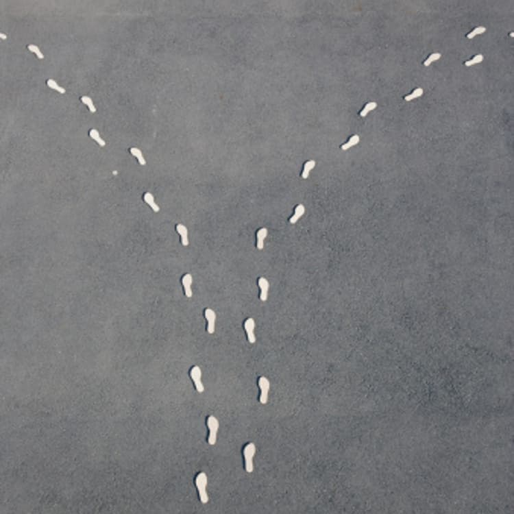footprints-diverging