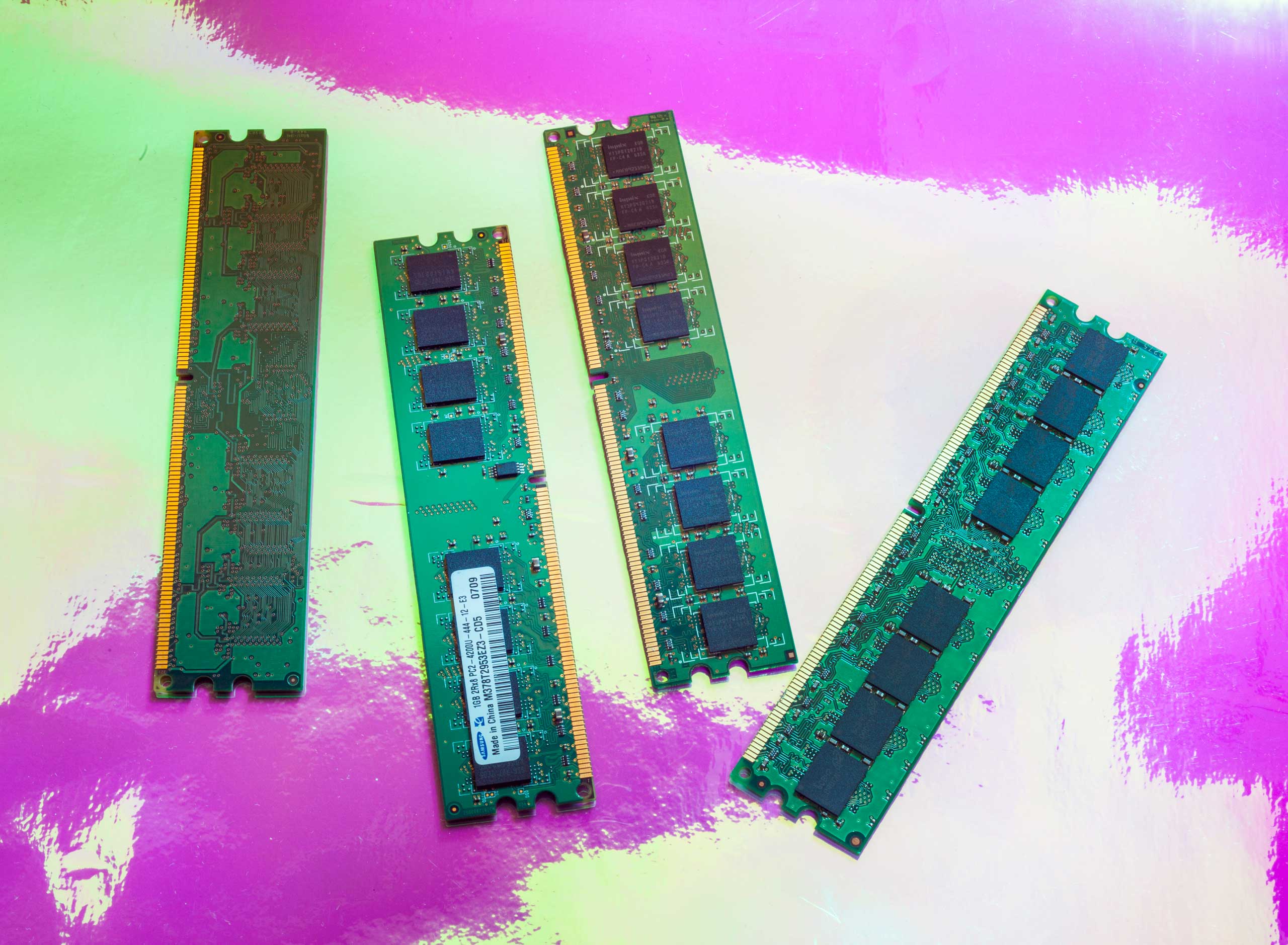 TIME.com stock photos Computer RAM Memory Microchip