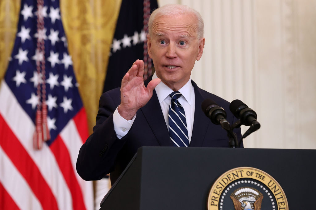 Joe Biden Holds First Press Conference As President