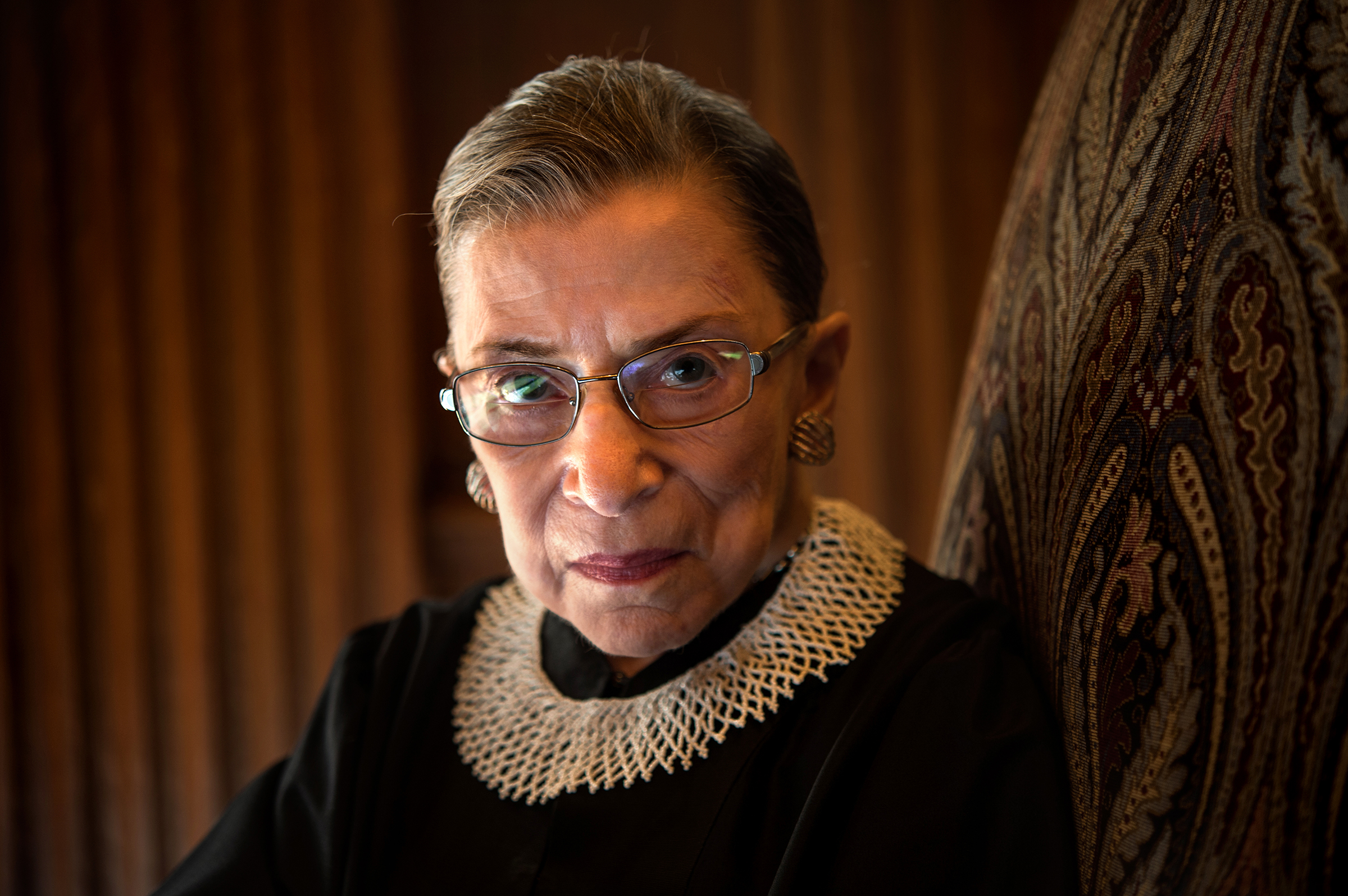 Supreme Court Justice Ruth Bader GinsburgSupreme Court Justice Ruth Bader Ginsburg, celebrating her 20th anniversary on the bench, photographed on Aug. 30, 2013.