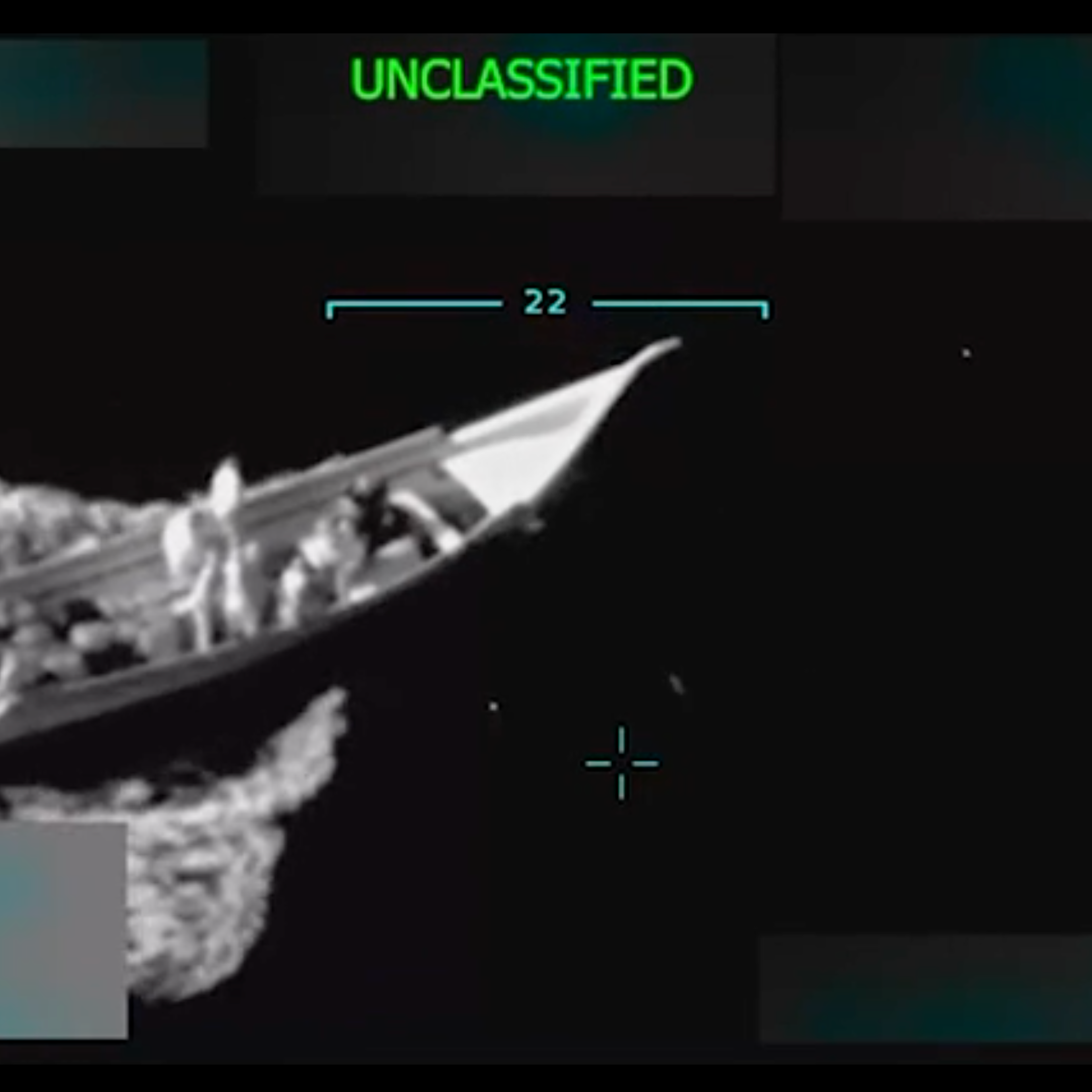 President Donald Trump shared video of the strike on an alleged drug boat in the Caribbean on Sept. 2, 2025.