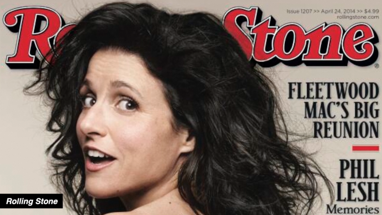 Julia Louis-Dreyfus goes nude on the latest cover of Rolling Stone magazine