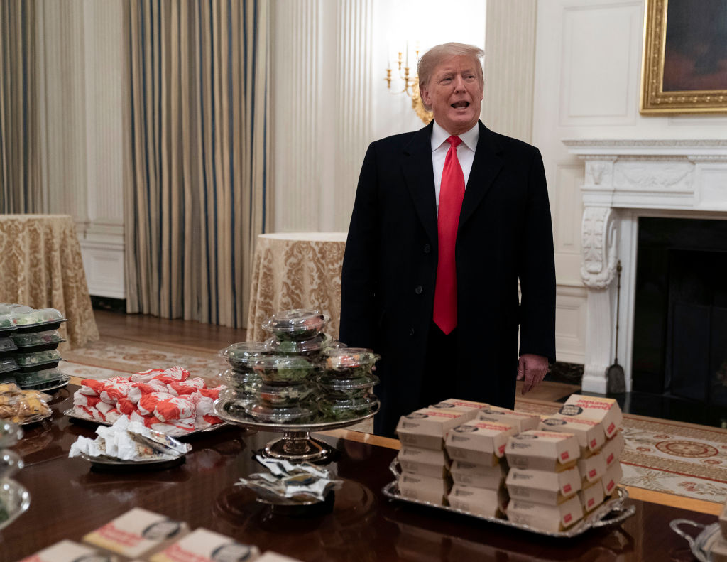 President Trump Hosts College Football Champion Clemson Tigers At White House