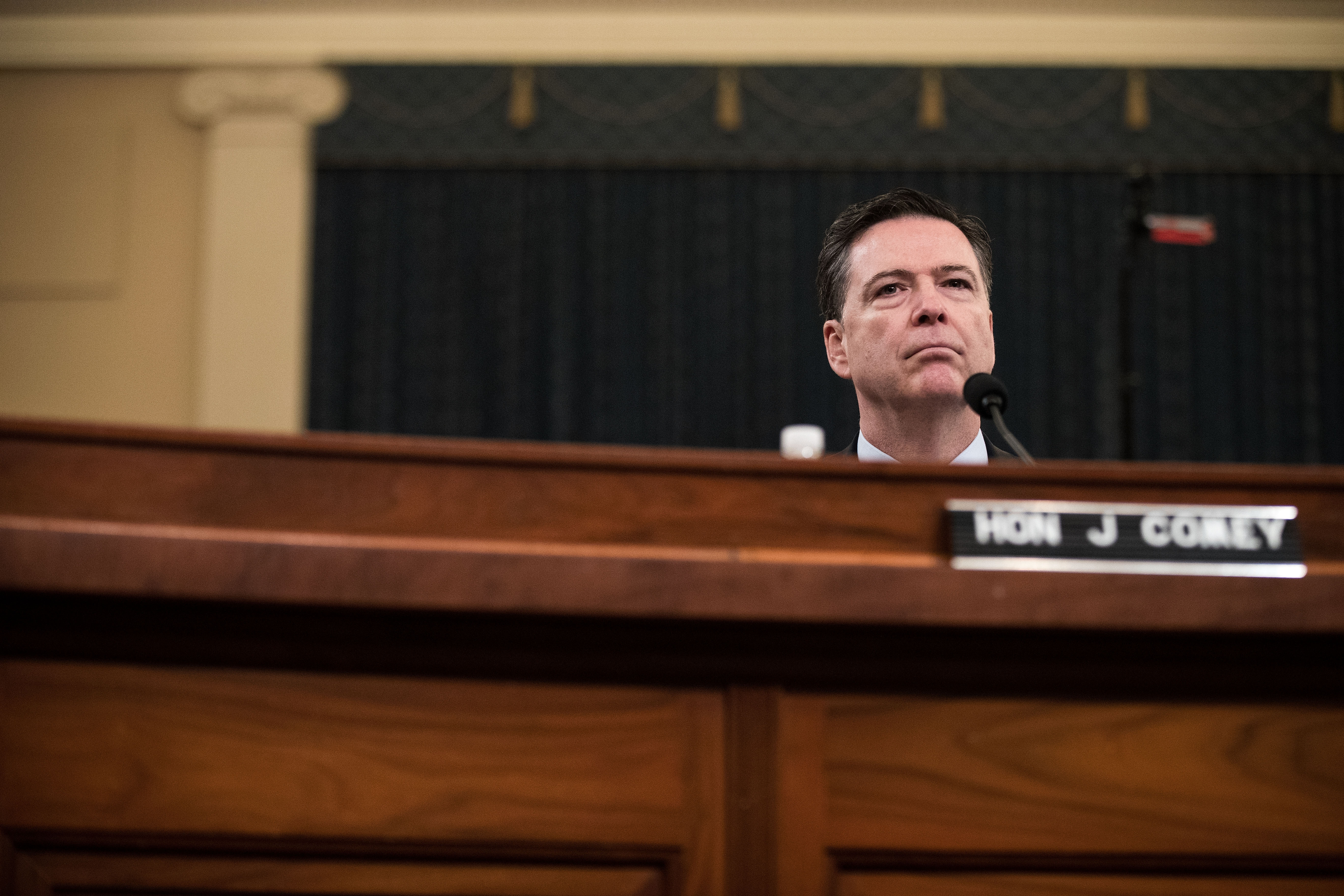 FBI Director Comey Testifies At Hearing On Alleged Russian Election Meddling
