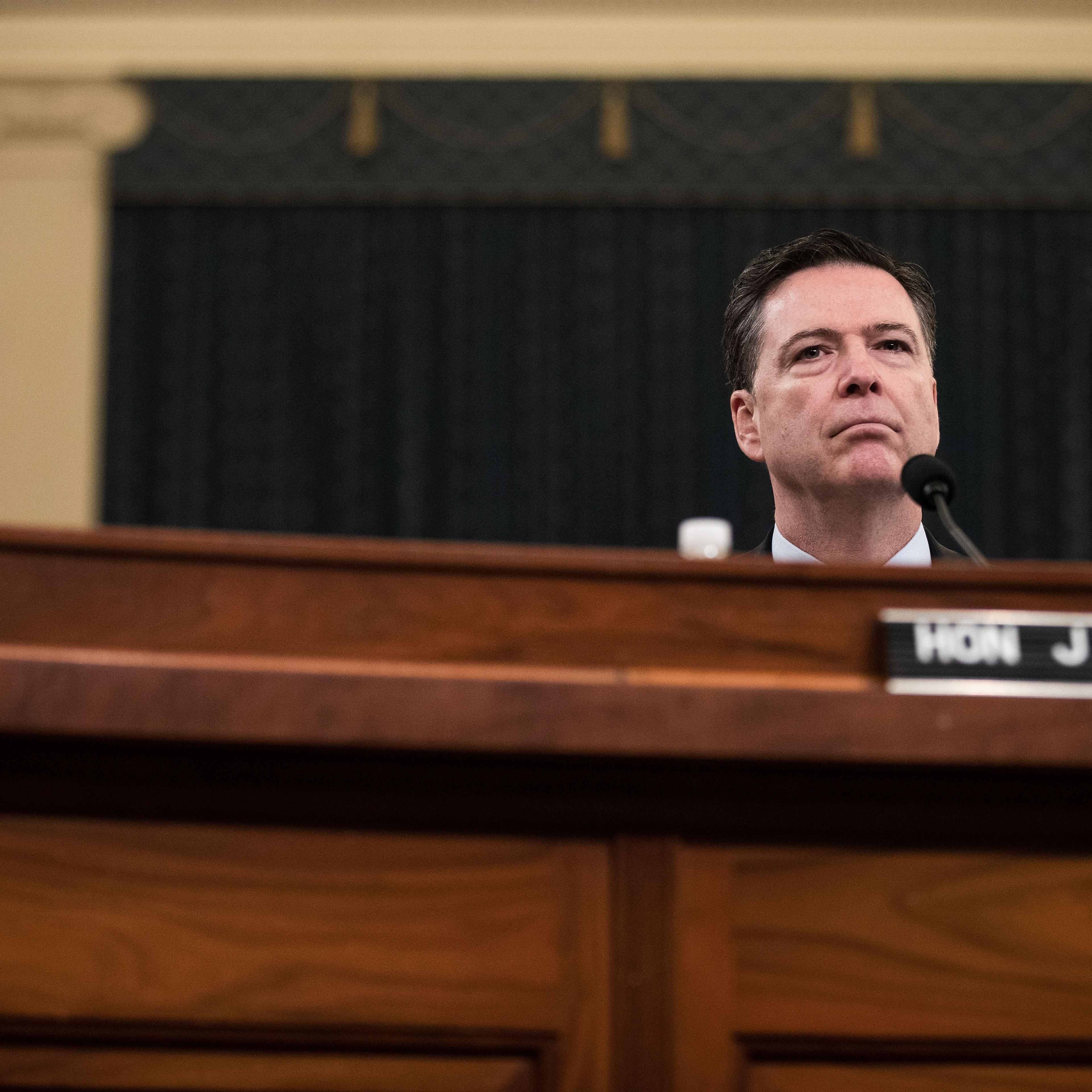 FBI Director Comey Testifies At Hearing On Alleged Russian Election Meddling