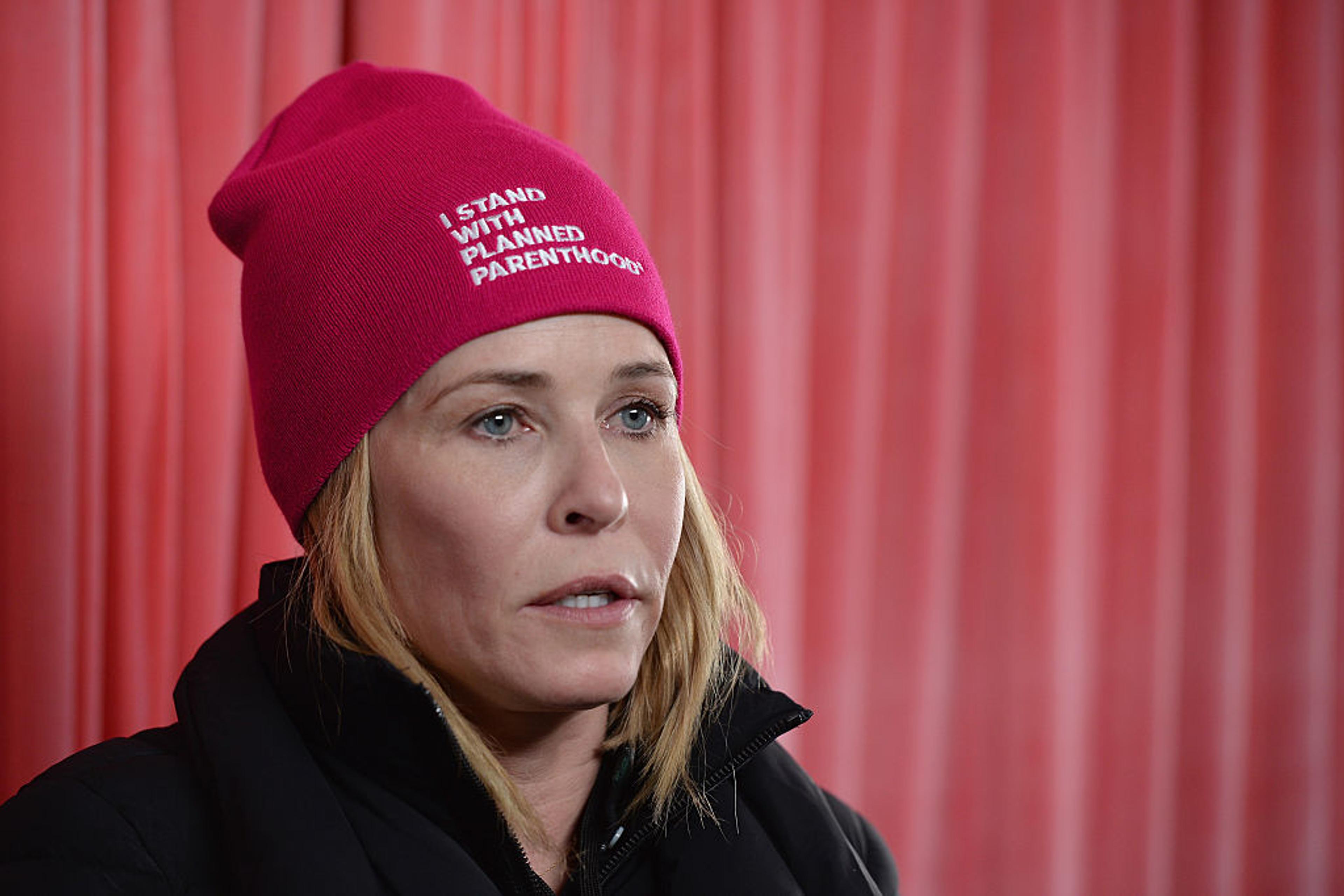 Chelsea Handler is pictured here on Jan. 21, 2017 in Park City, Utah.