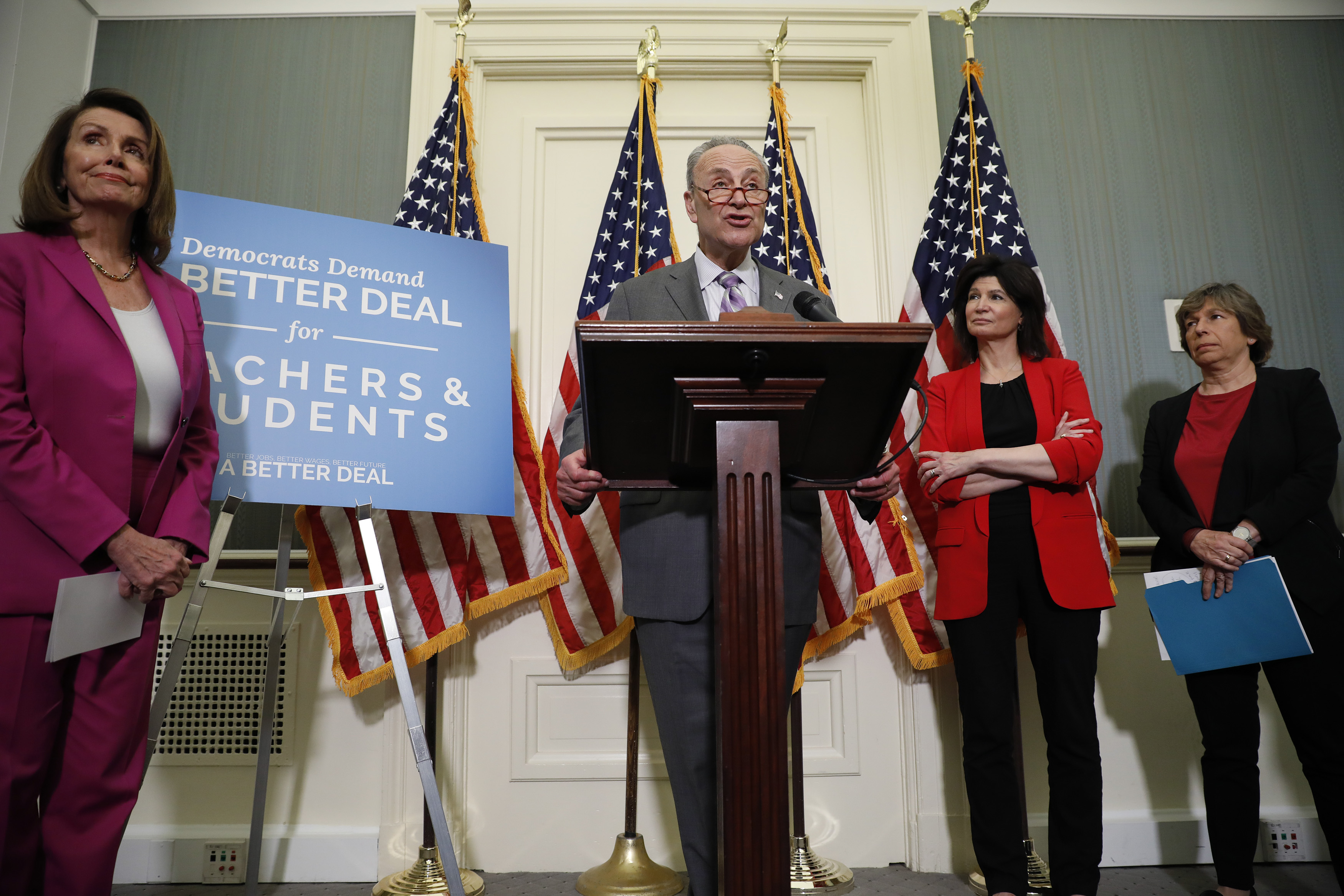 Congressional Democratic Leaders Propose Teacher Pay Raises And School Investment