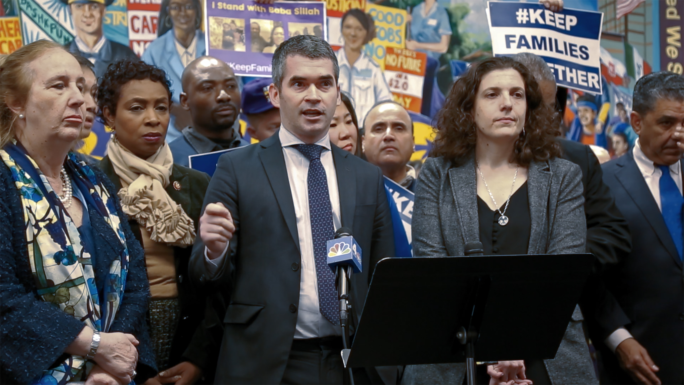 Lawyers Gregory Copeland (center) and Sarah Gillman (right) are featured in the new documentary "Guerrilla Habeas."