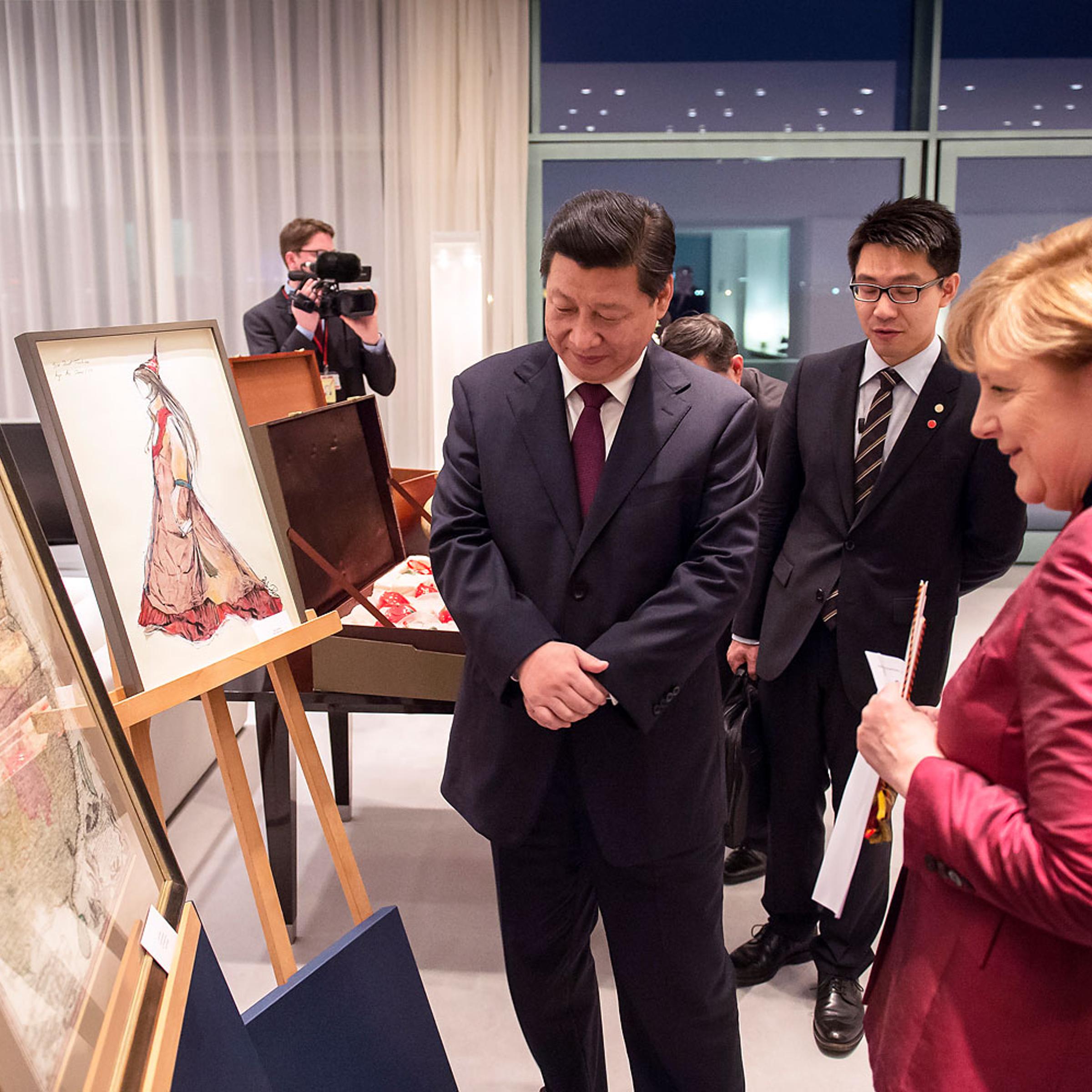 Chinese President Xi Jinping Visits Berlin