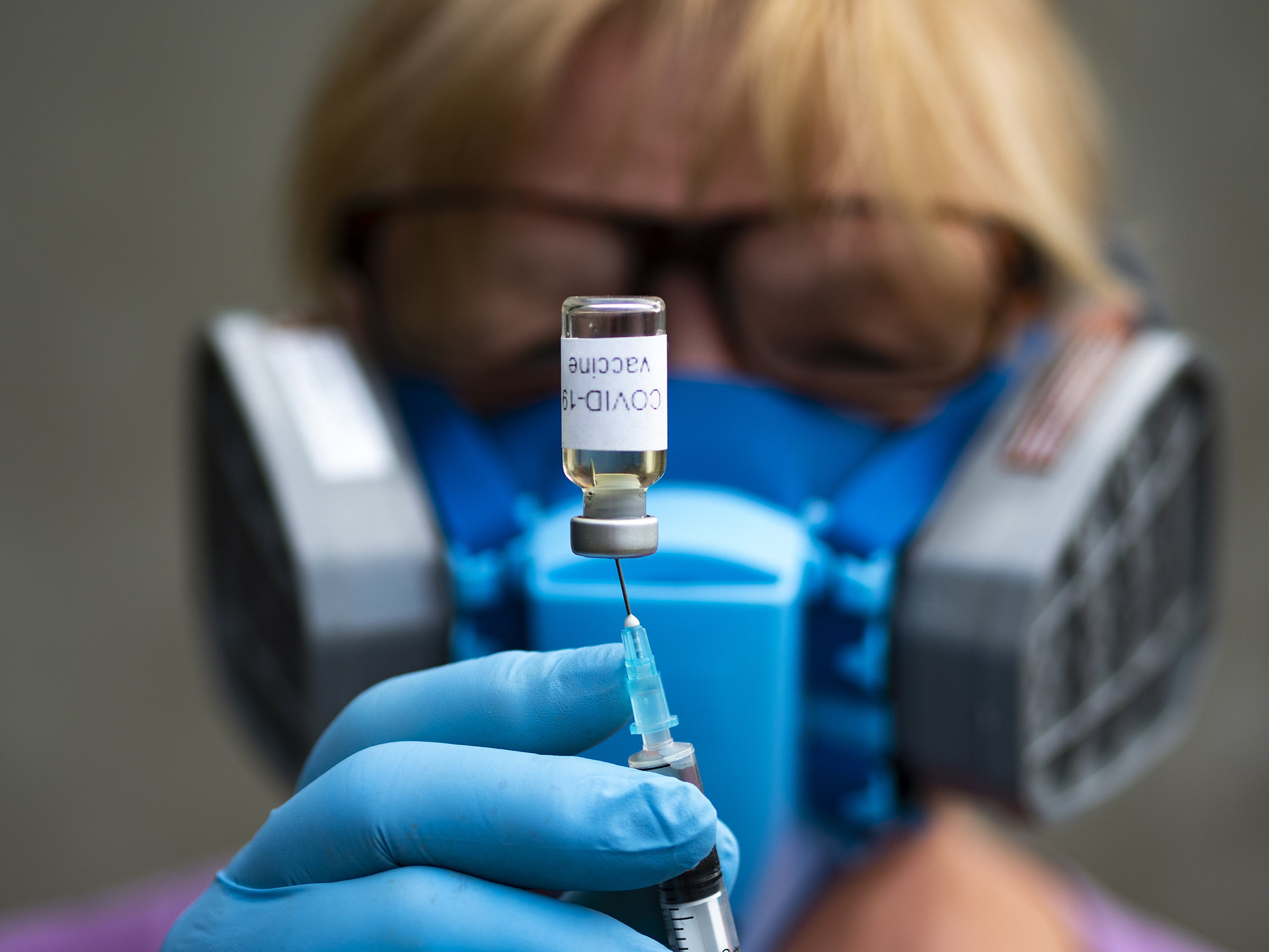 Covid-19 Vials seen displayed in Ukraine - 23 Jul 2020