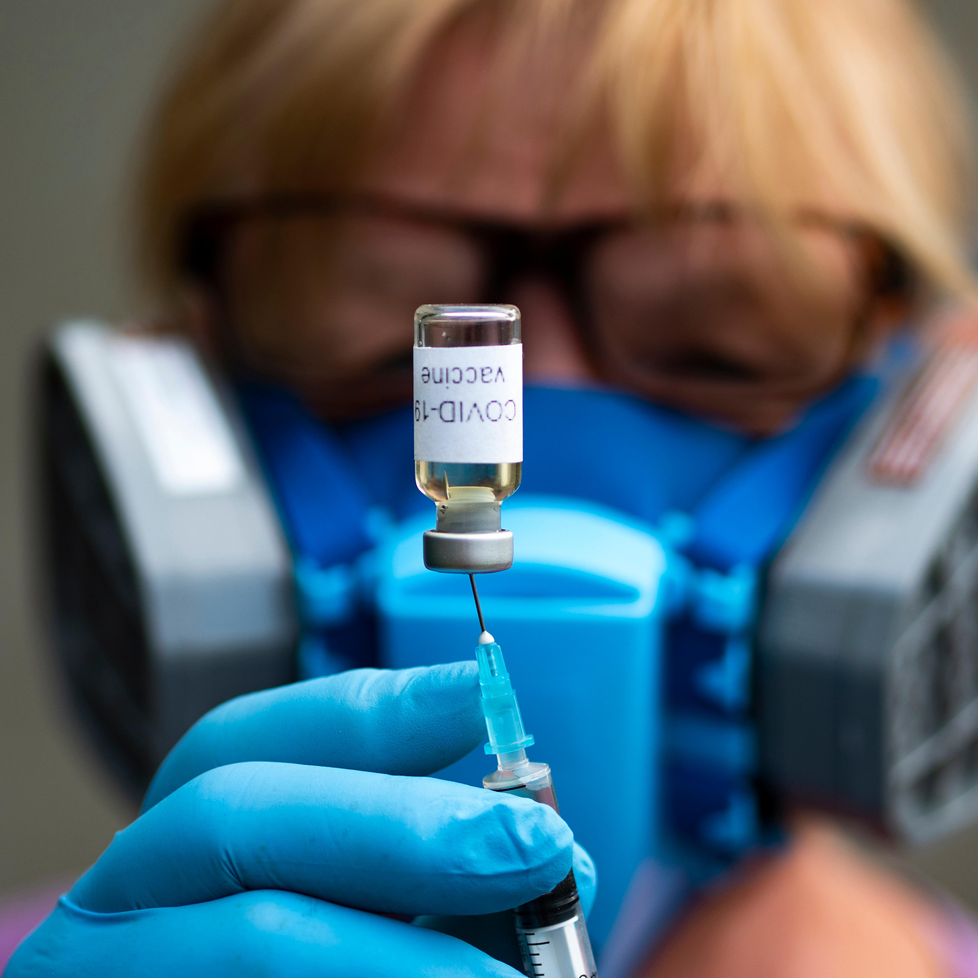 Covid-19 Vials seen displayed in Ukraine - 23 Jul 2020