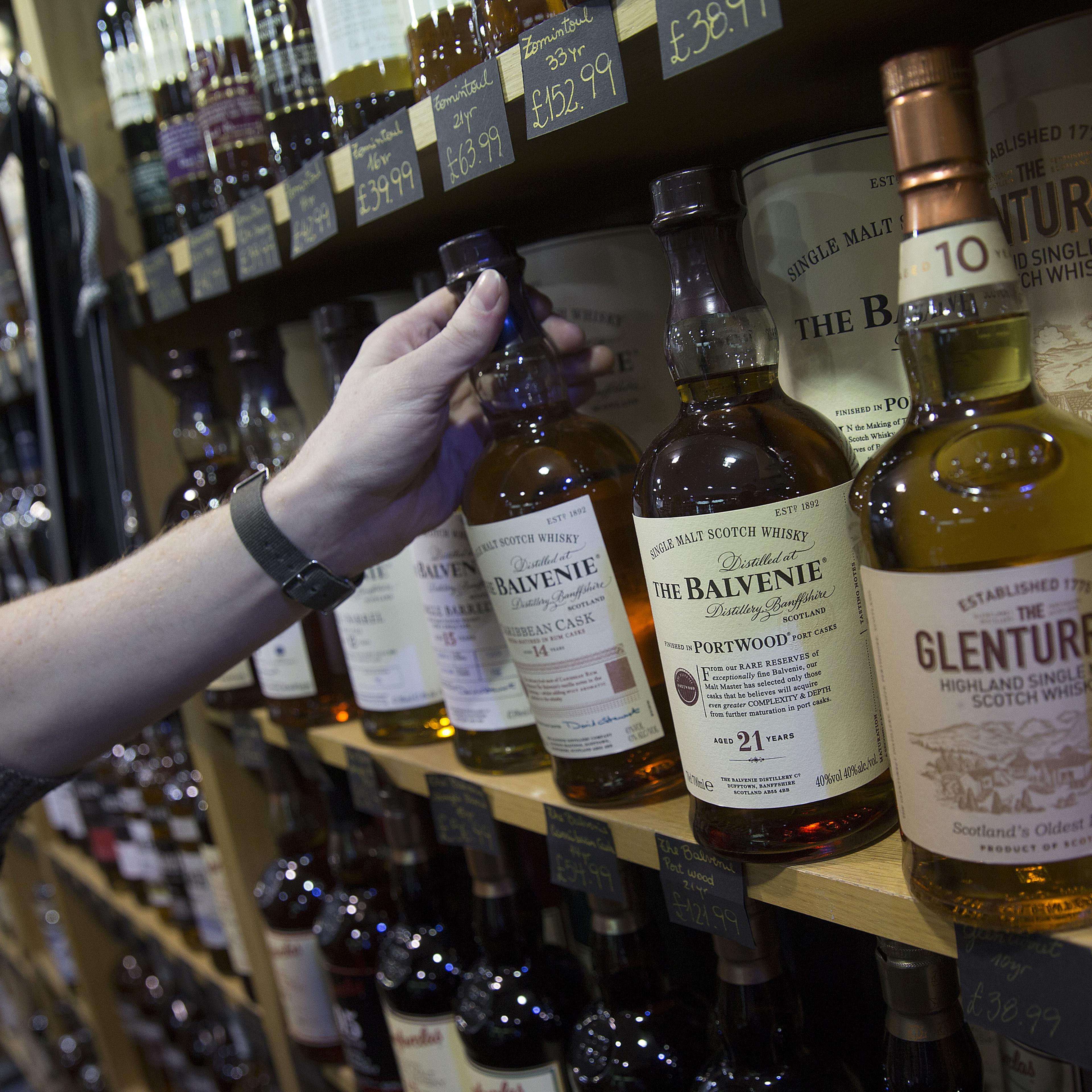 A whisky store in Edinburgh, Scotland, seen in Jan. 2014.
