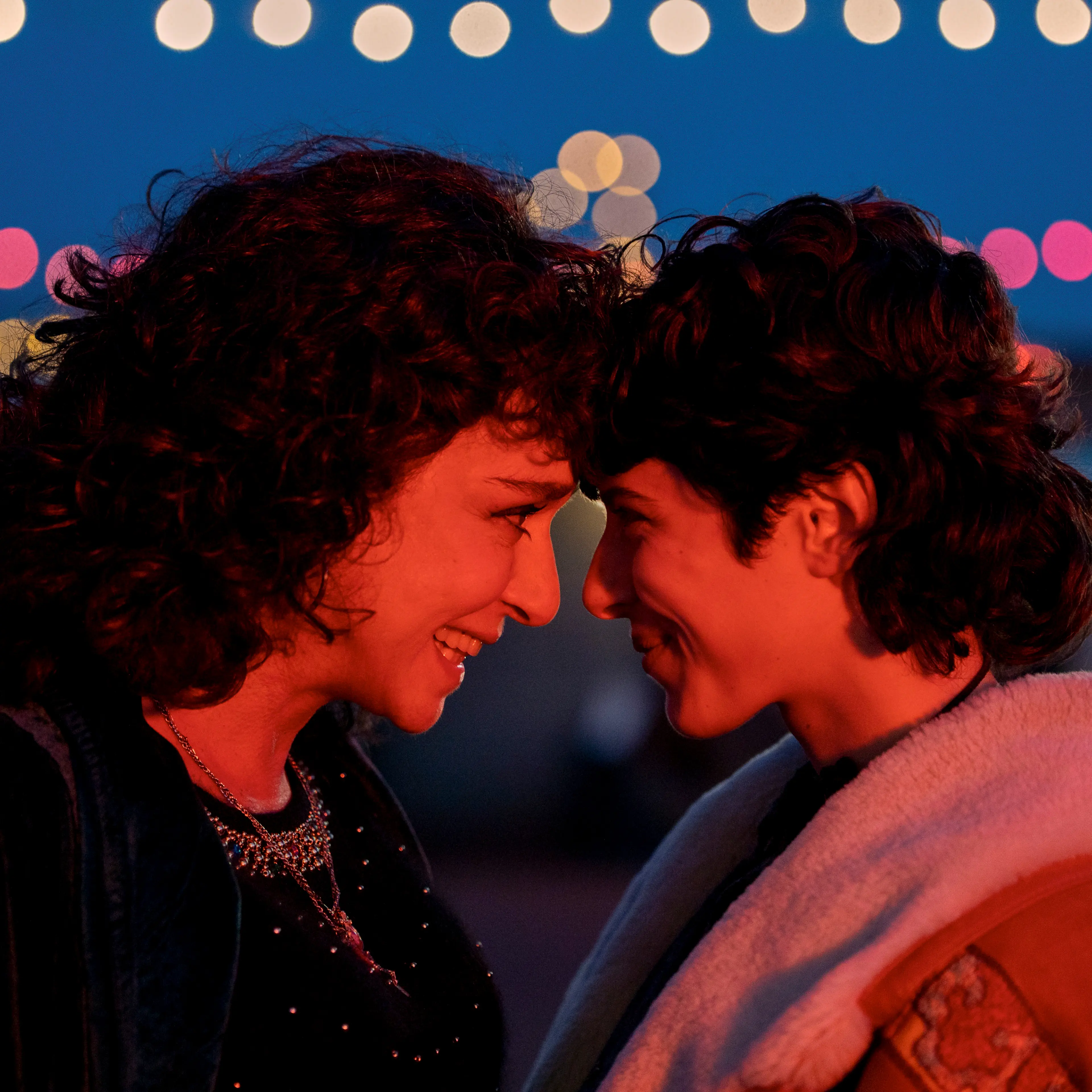 La Vita Bugiarda Degli Adulti. (L to R) Valeria Golino as Vittoria, Giordana Marengo as Giovanna in episode 103 of La Vita Bugiarda Degli Adulti. Cr. Eduardo Castaldo/Netflix © 2022