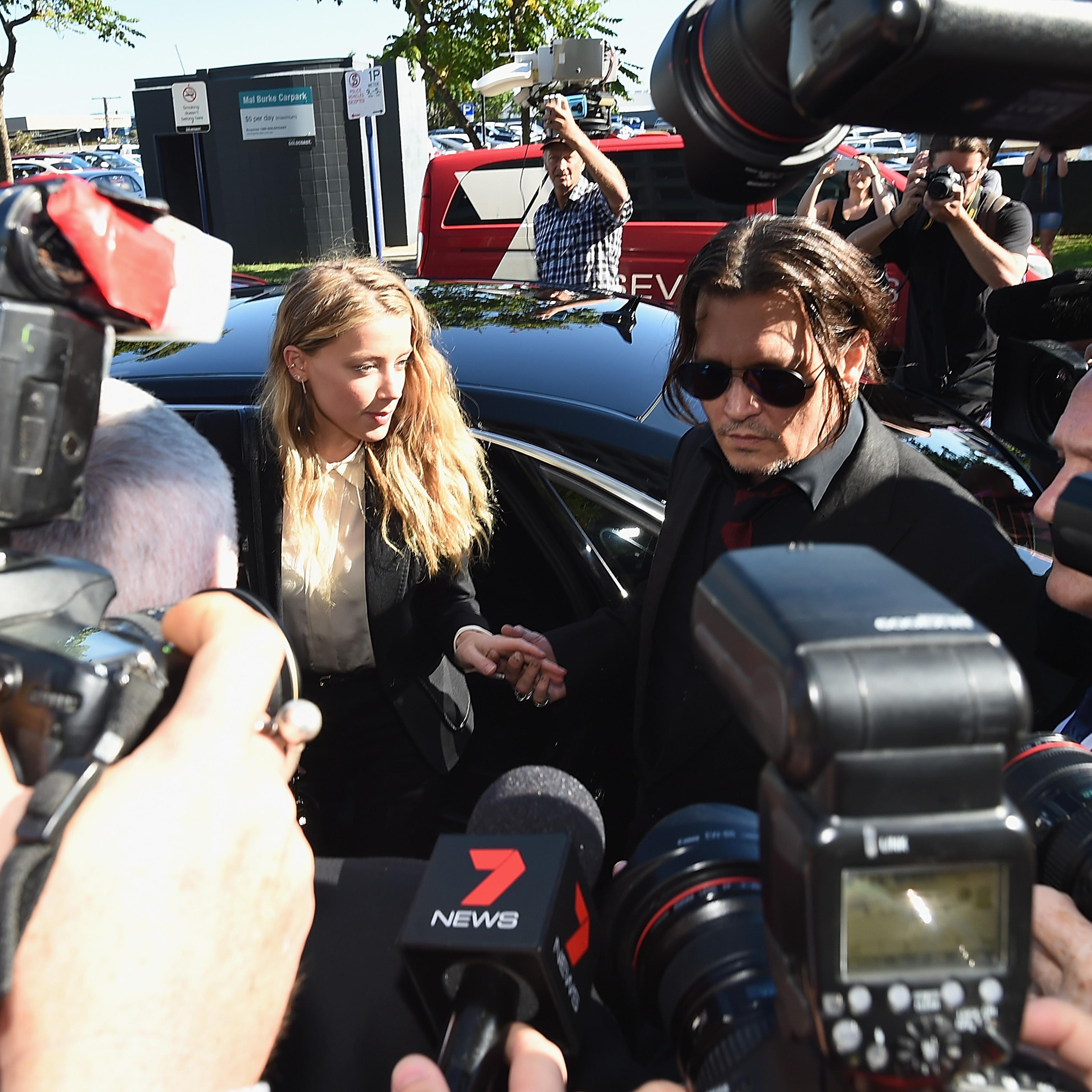 Amber Heard Faces Trial In Gold Coast Court For Smuggling Johnny Depp's Dogs Into Australia