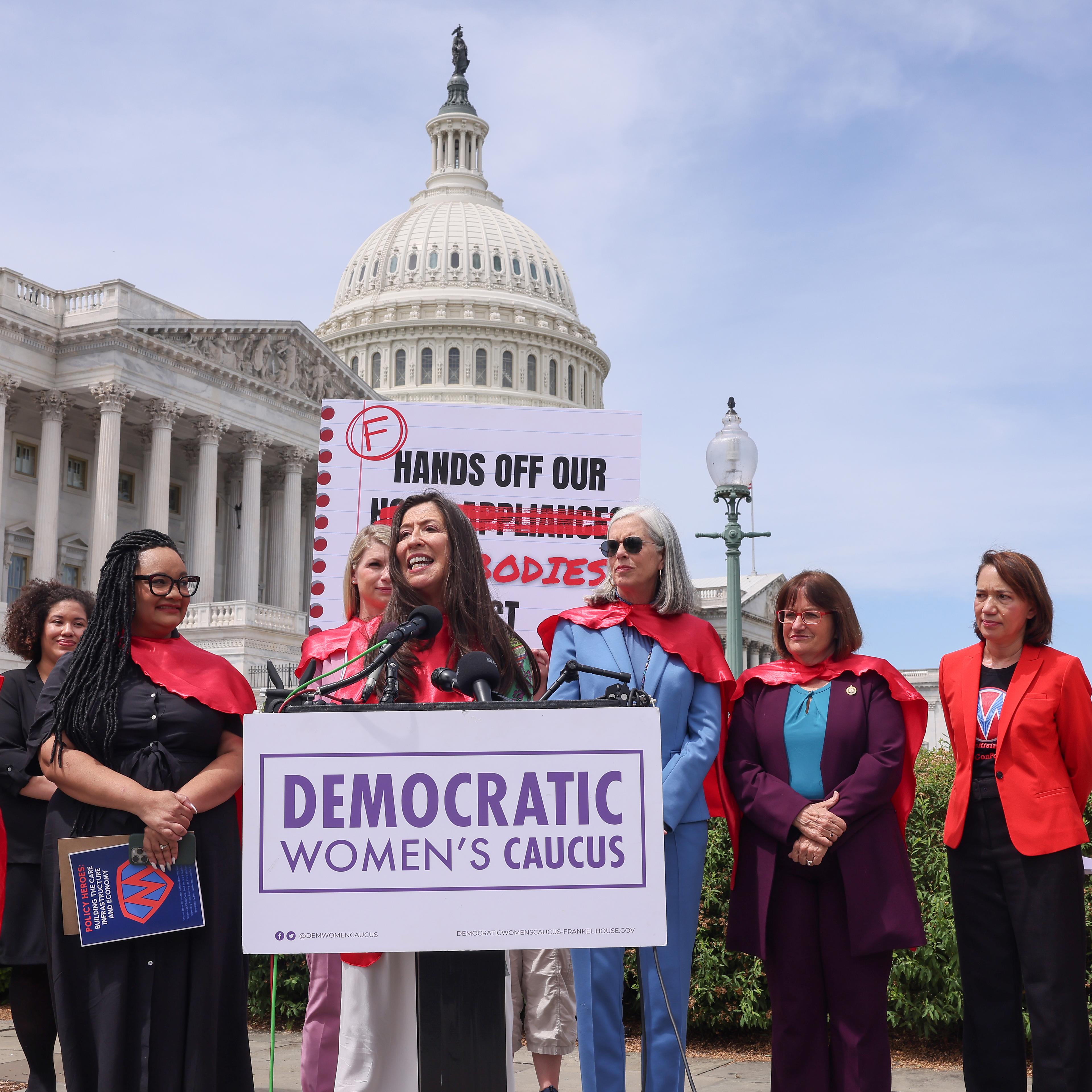 Mother's Day Press Conference Calling On Action On Care And Reproductive Rights