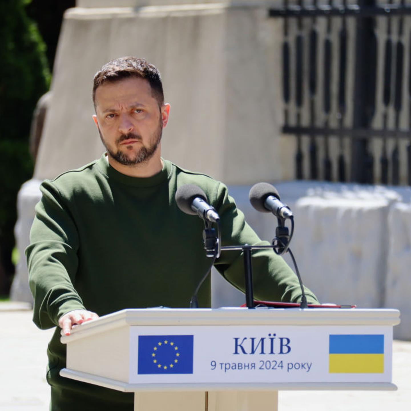 President Of European Parliament Visits Ukraine On Europe Day