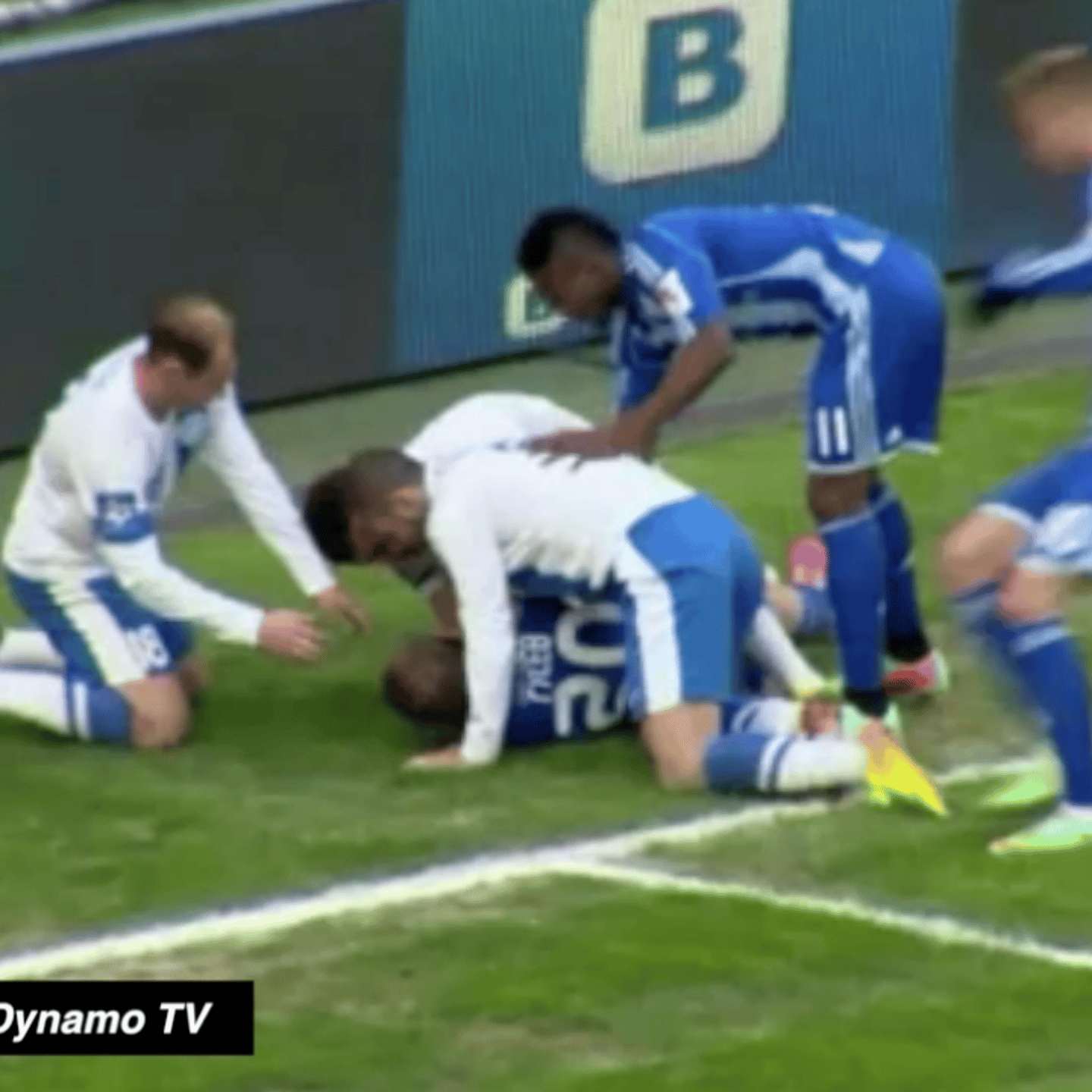 Ukrainian Soccer takes a knee to the head