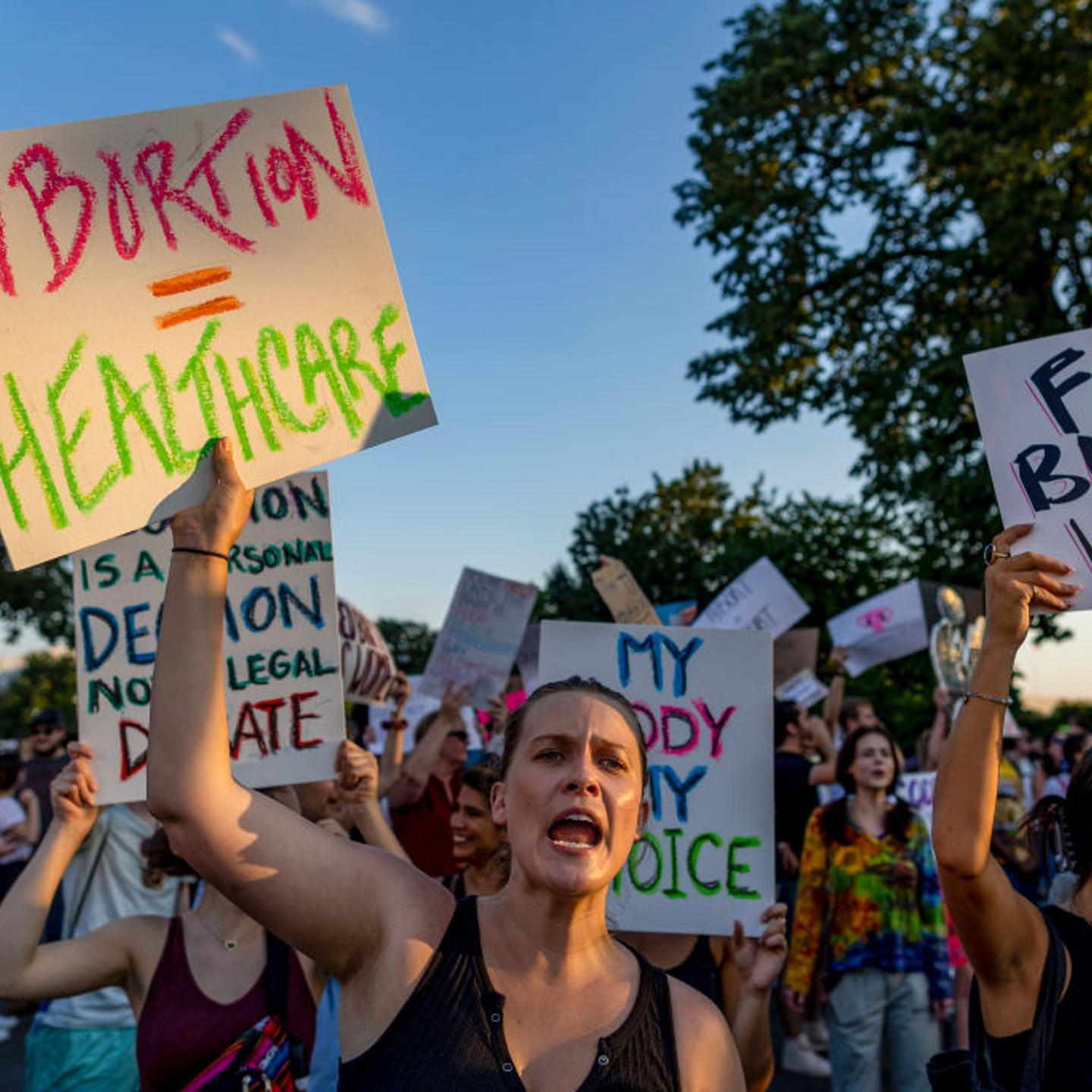 Protests After a Supreme Court Decision Overturned Roe v. Wade