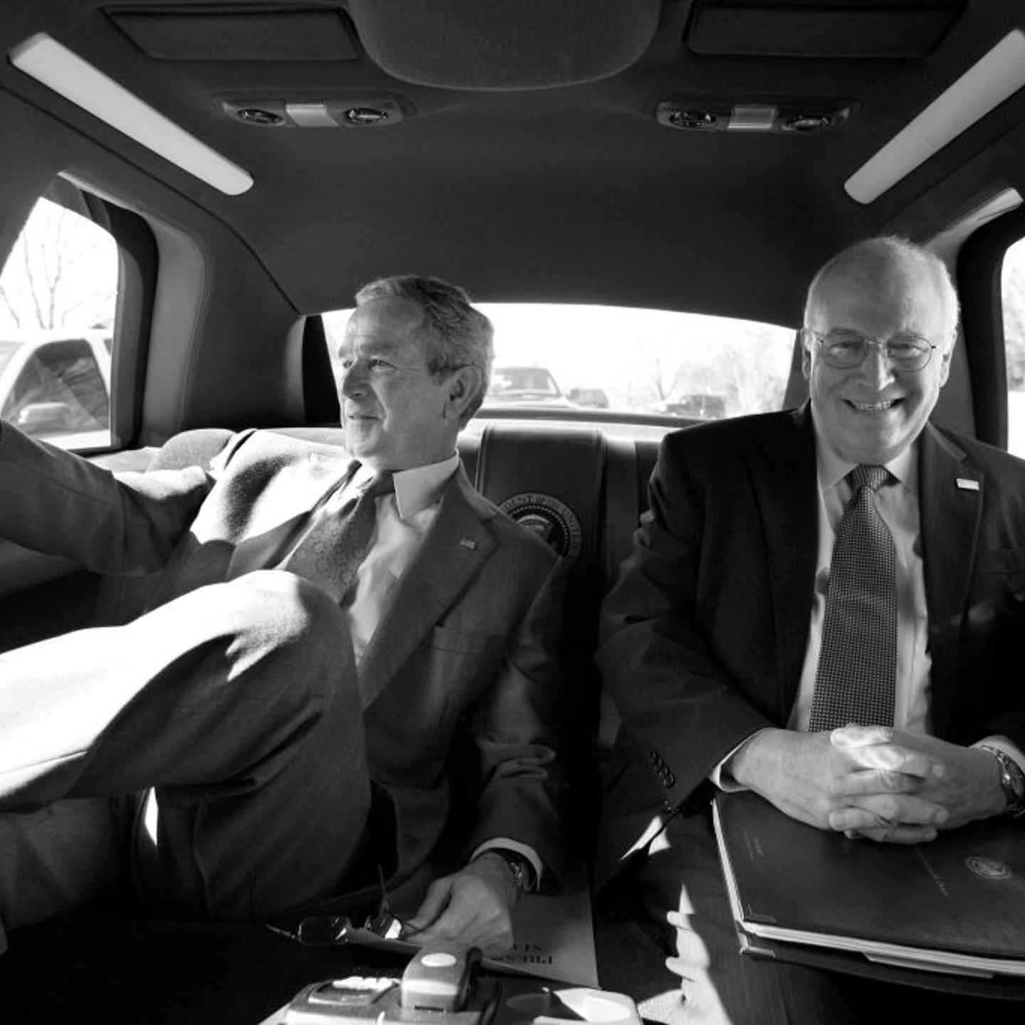 Vice President Cheney With President George W. Bush