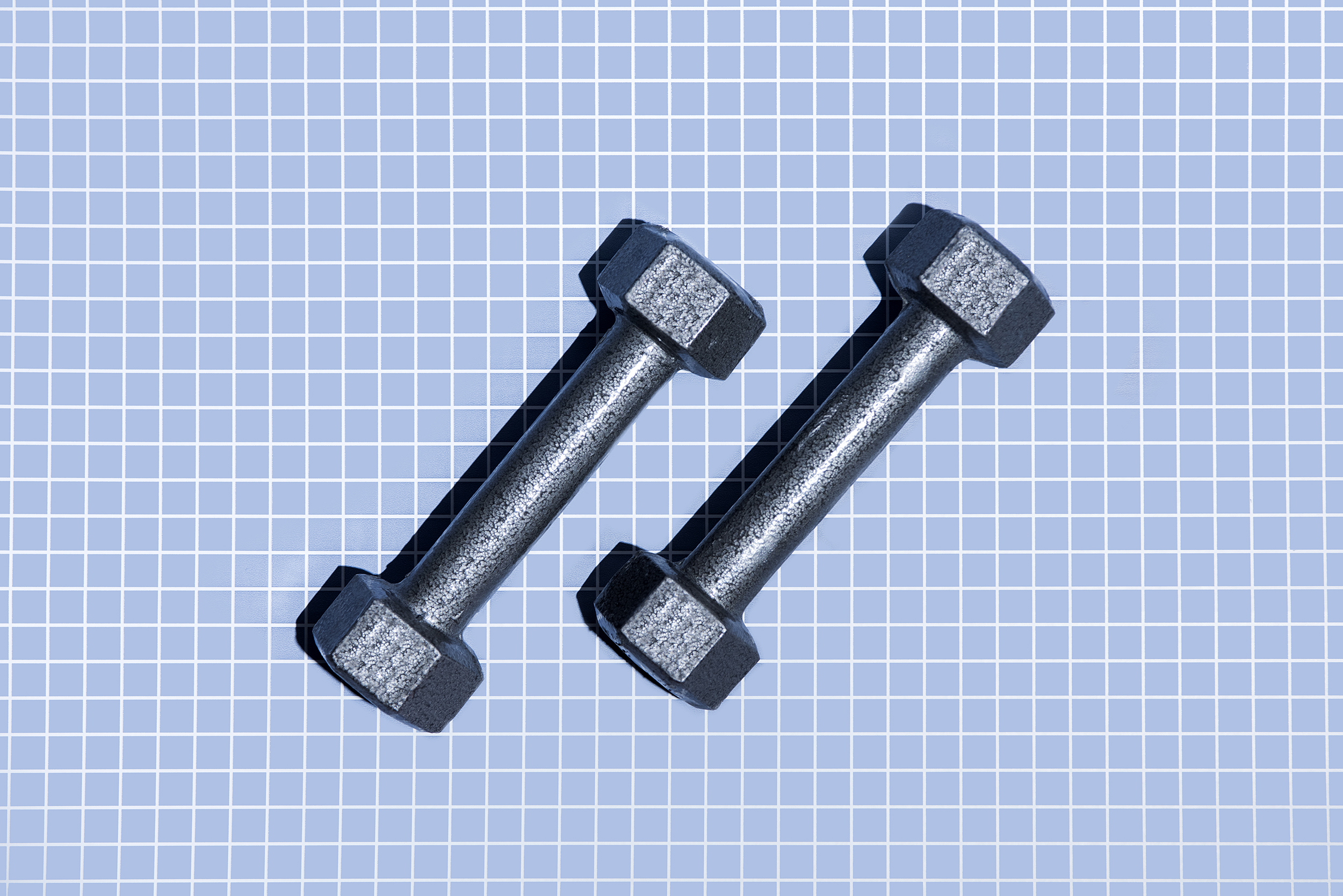 metal-weights-3-fitness-exercise-strength-health-betterment-body-image-motto-stock