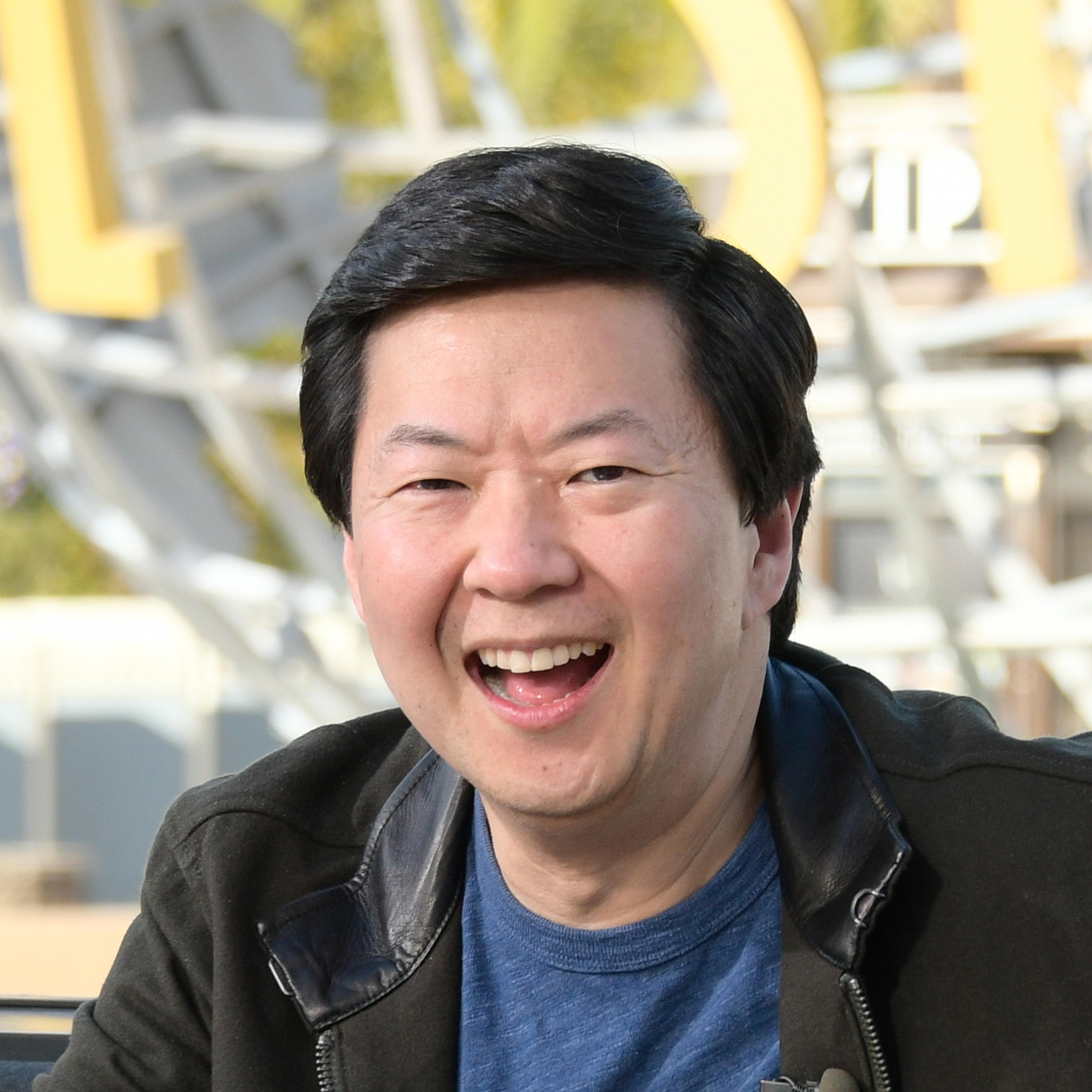 Emily Estefan, Akbar Gbaja-Biamila And Ken Jeong Visit "Extra"