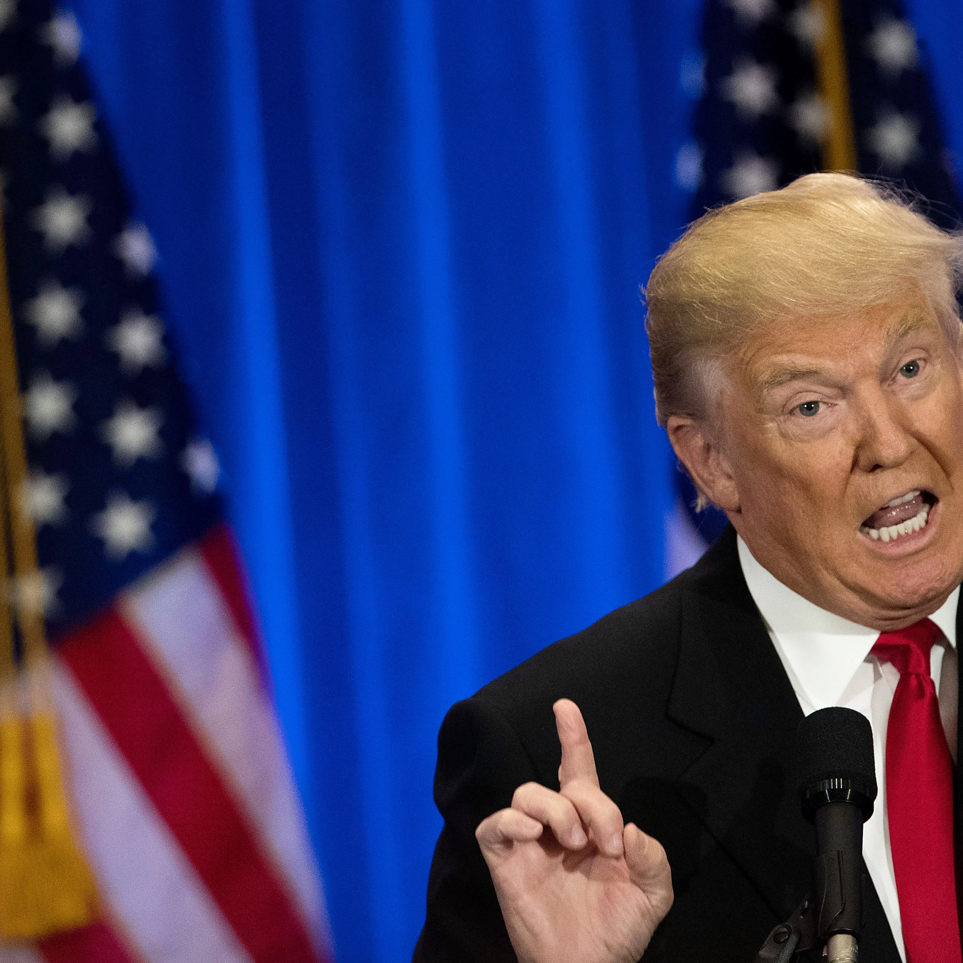 Republican Presidential candidate Donald Trump speaks during an event at Trump SoHo Hotel, June 22, 2016, in New York City.