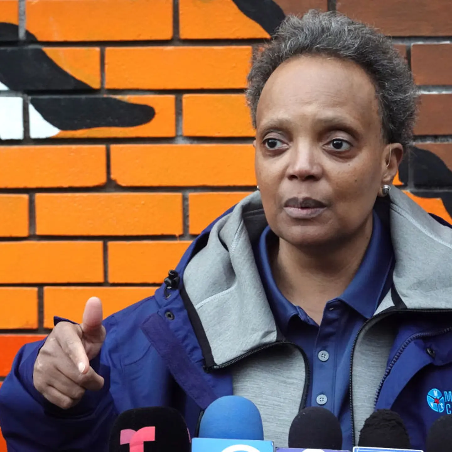 Incumbent Chicago Mayor Lori Lightfoot Campaigns One Day Ahead Of Election