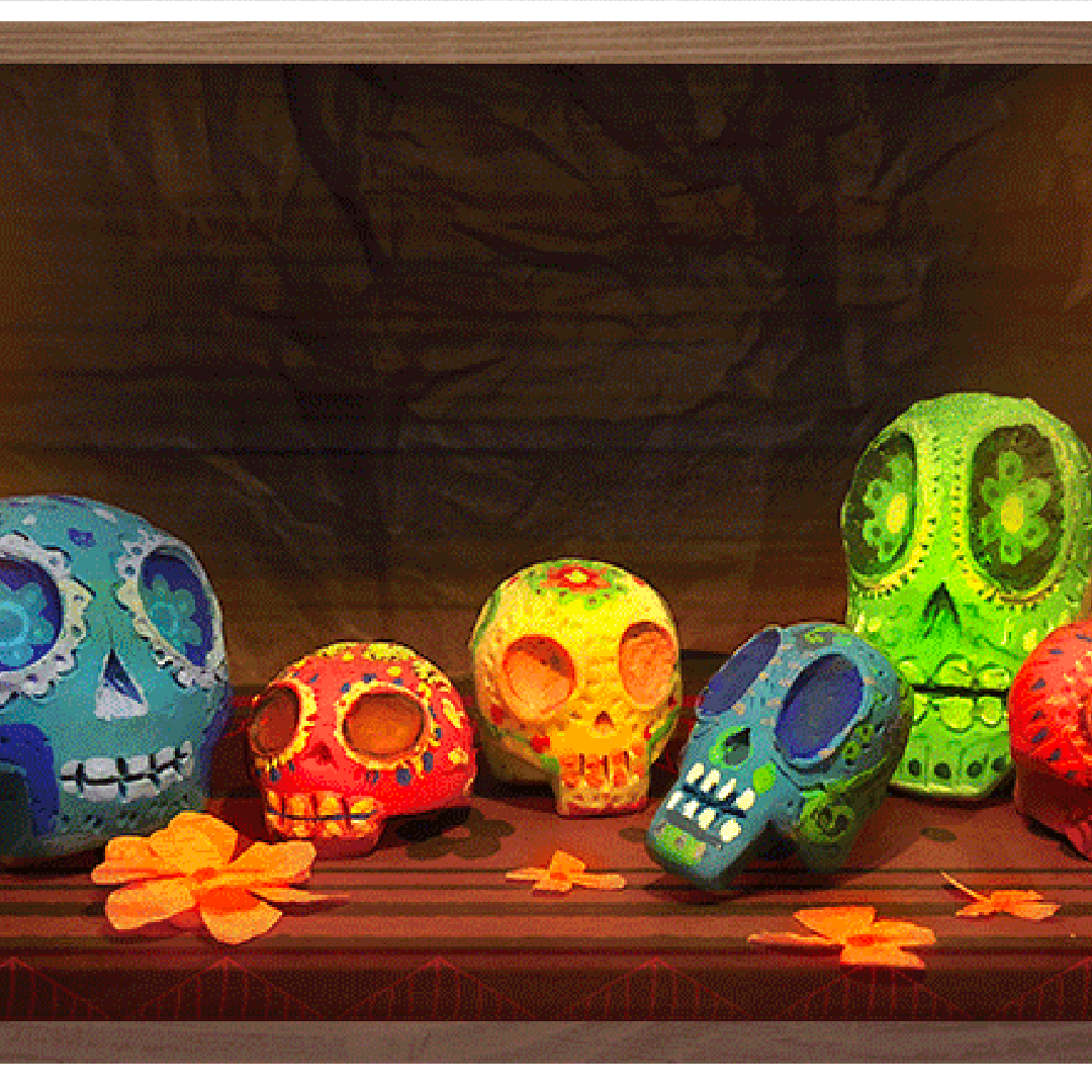 Google Doodle for Day of the Dead 2018