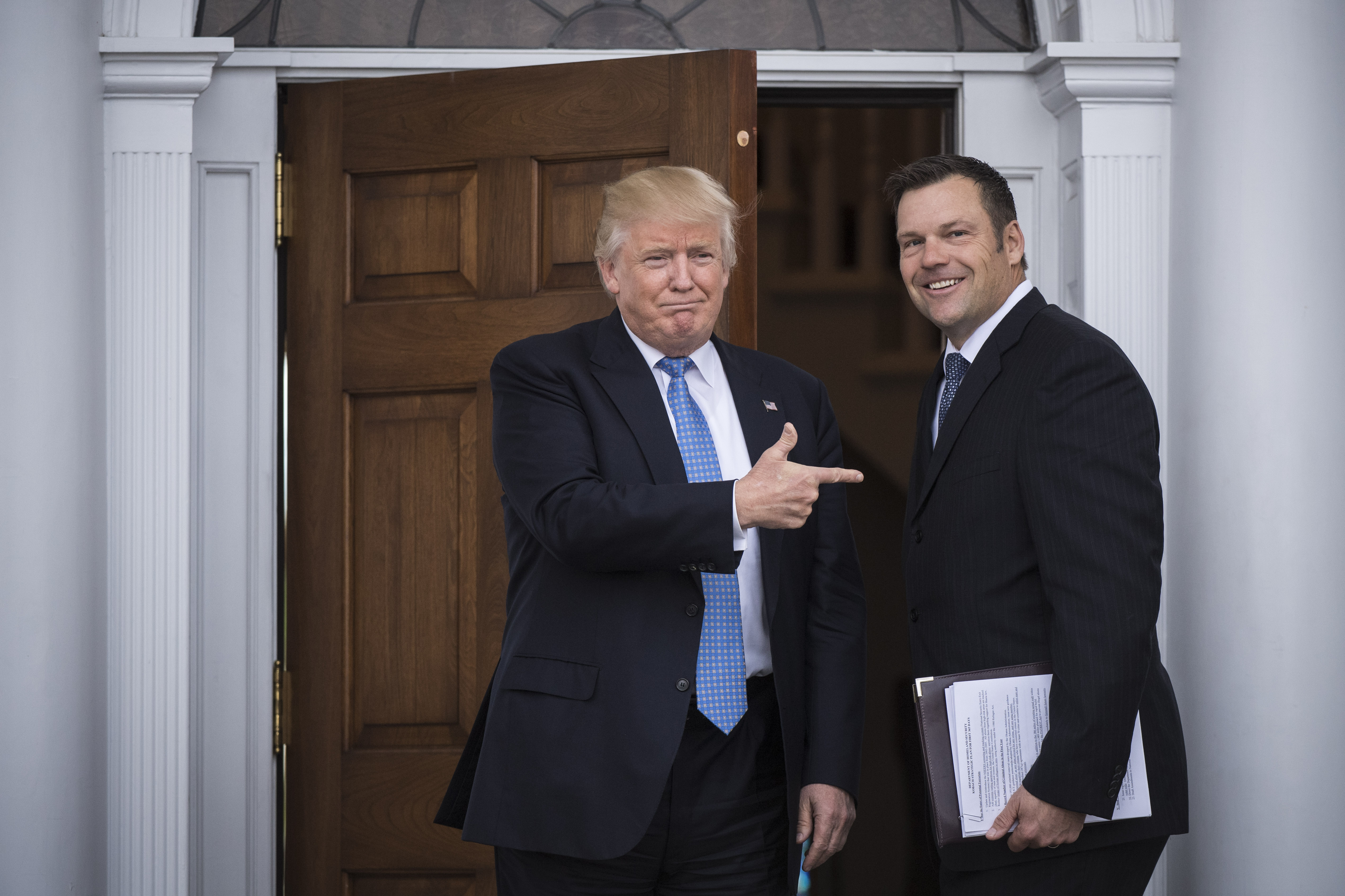 Republican presidential elect Donald Trump at Trump National Golf Club Bedminster in Bedminster Township, N.J.