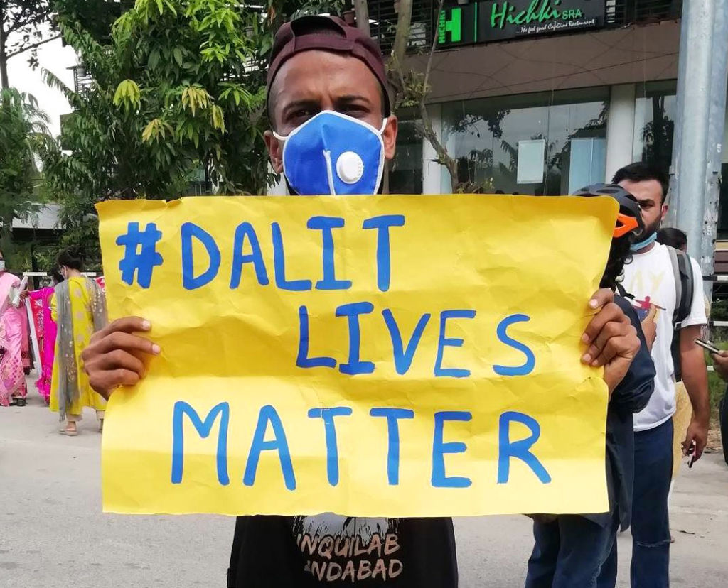 Protests After Death Of Hathras Rape Victim In Guwhati