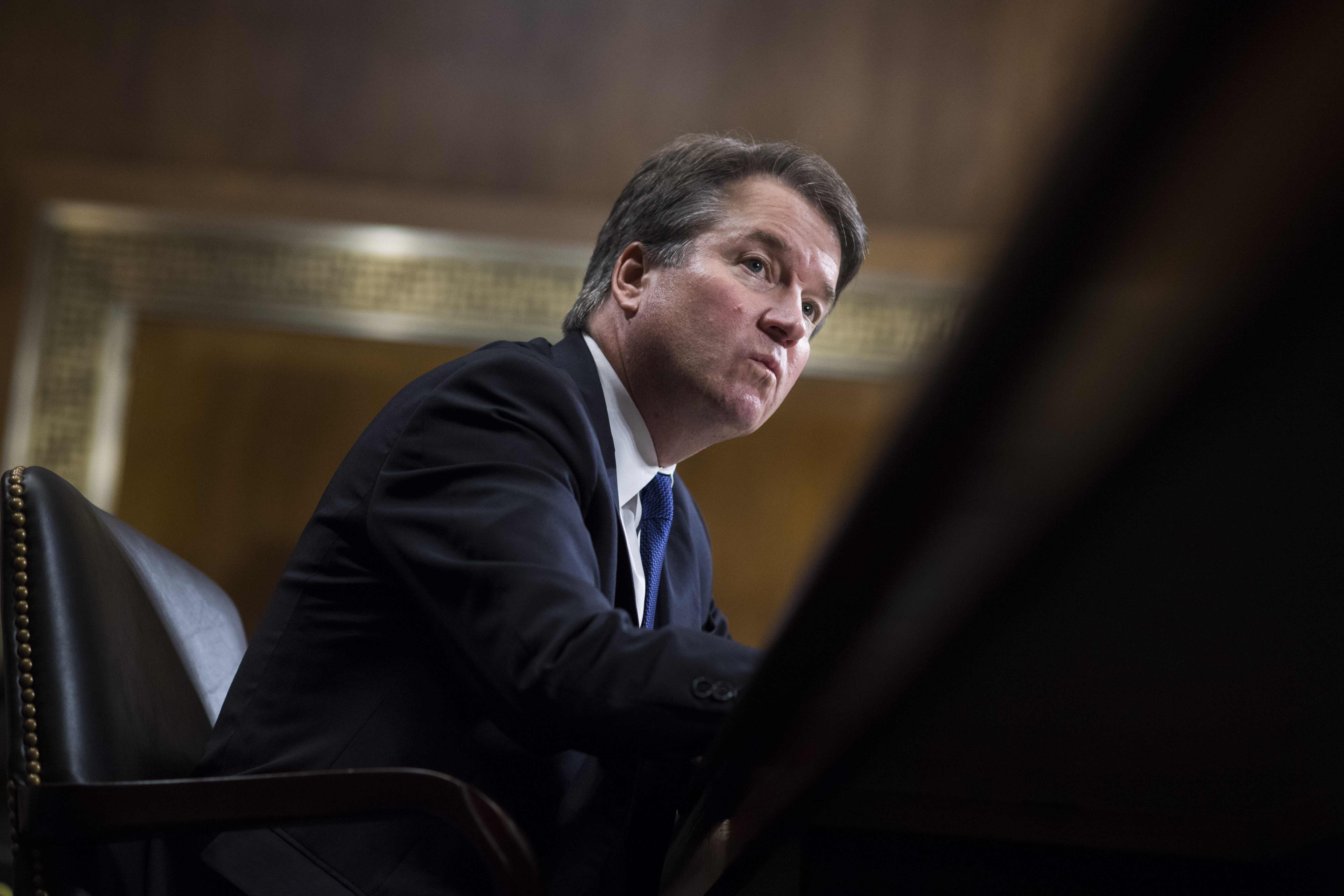 Brett Kavanaugh testifying
